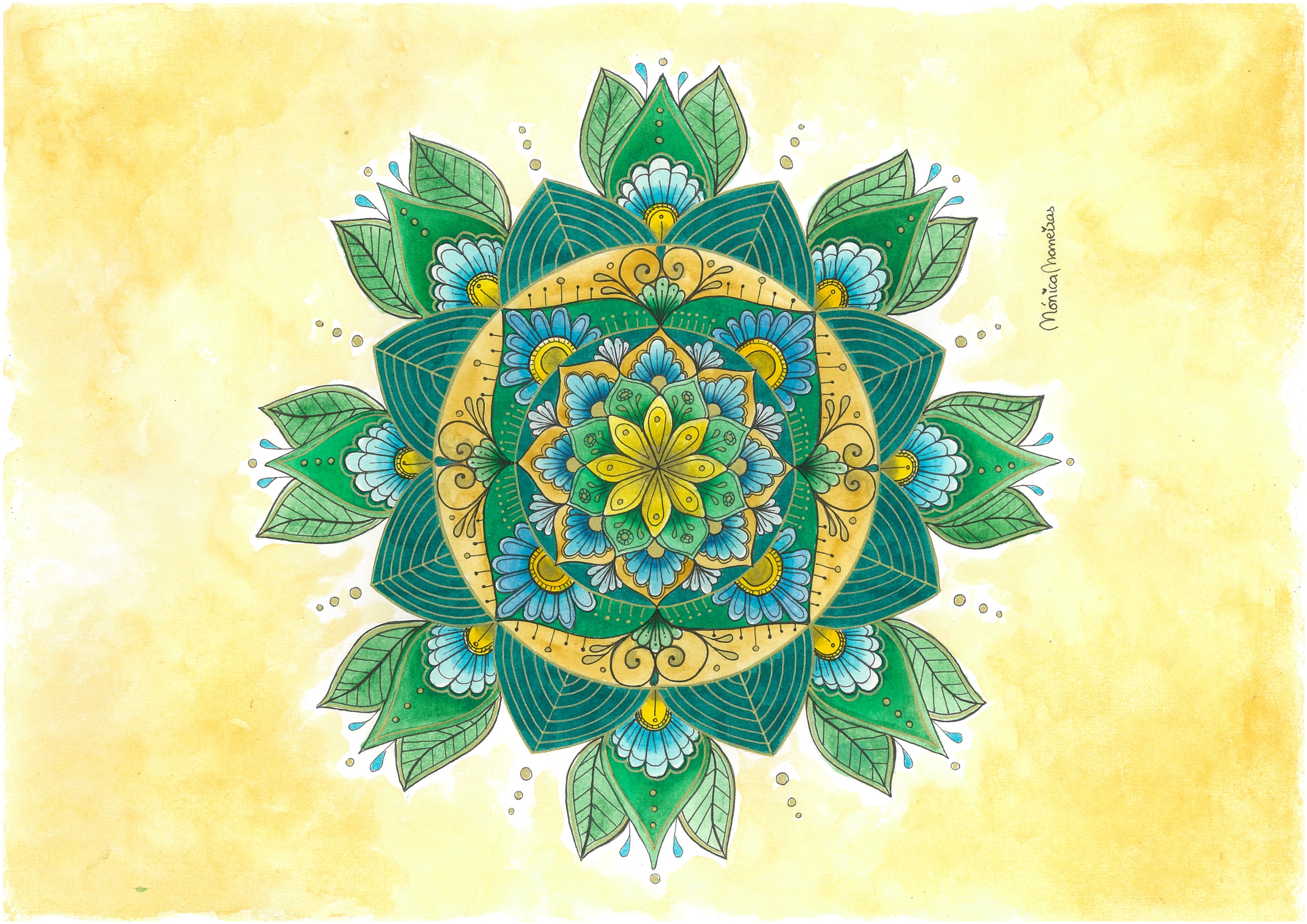 Mandala - " Renascer " de: Mónica Maneiras