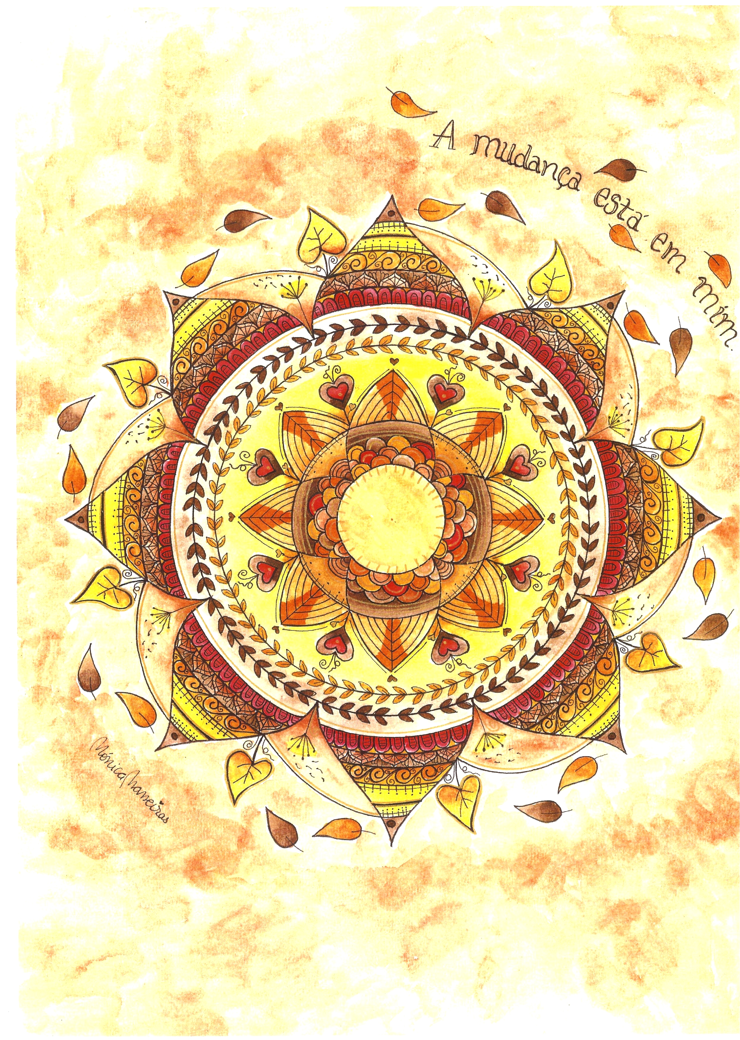 Mandala - " Renovação " de: Mónica Maneiras