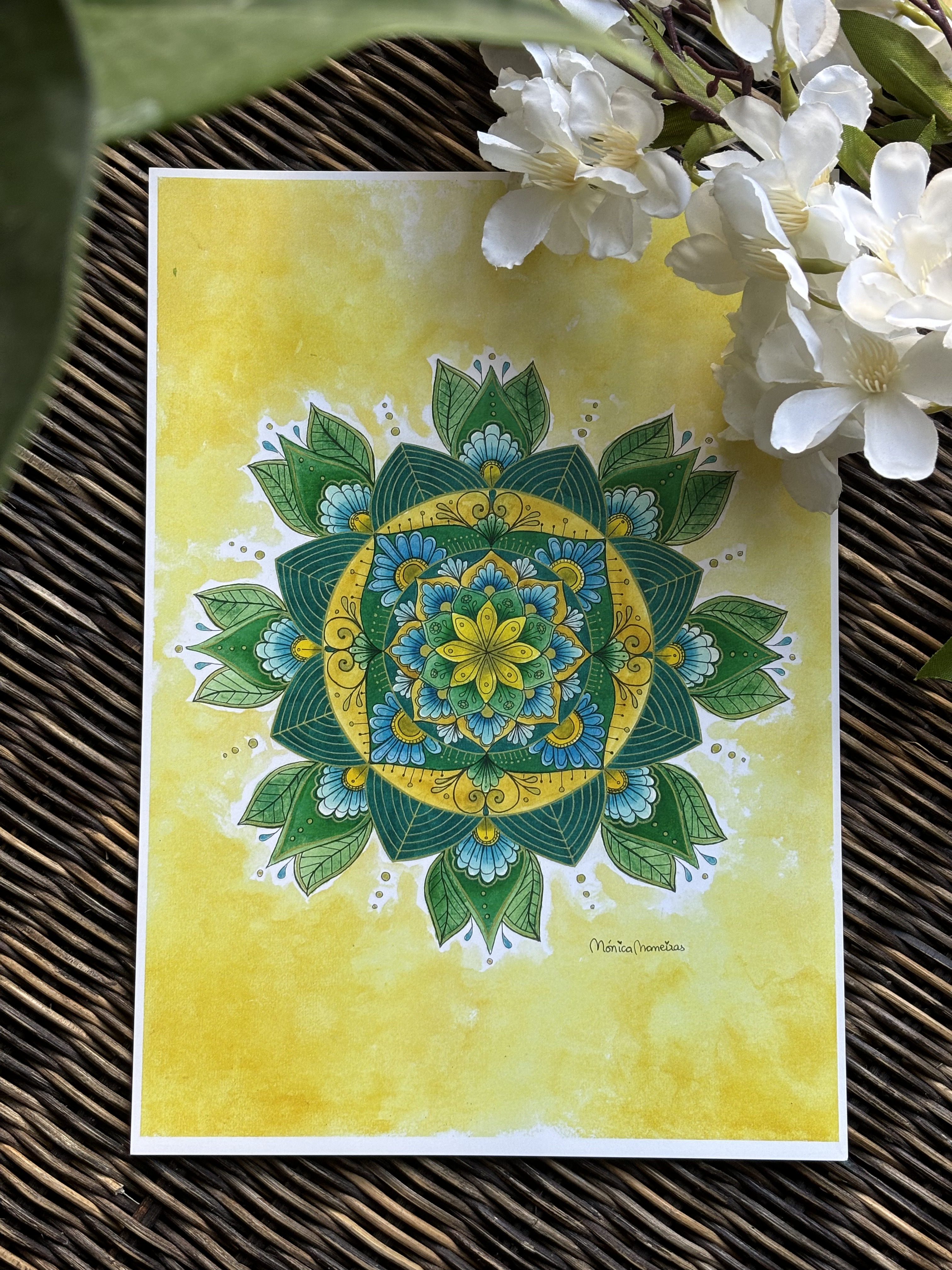 Mandala - " Renascer " de: Mónica Maneiras