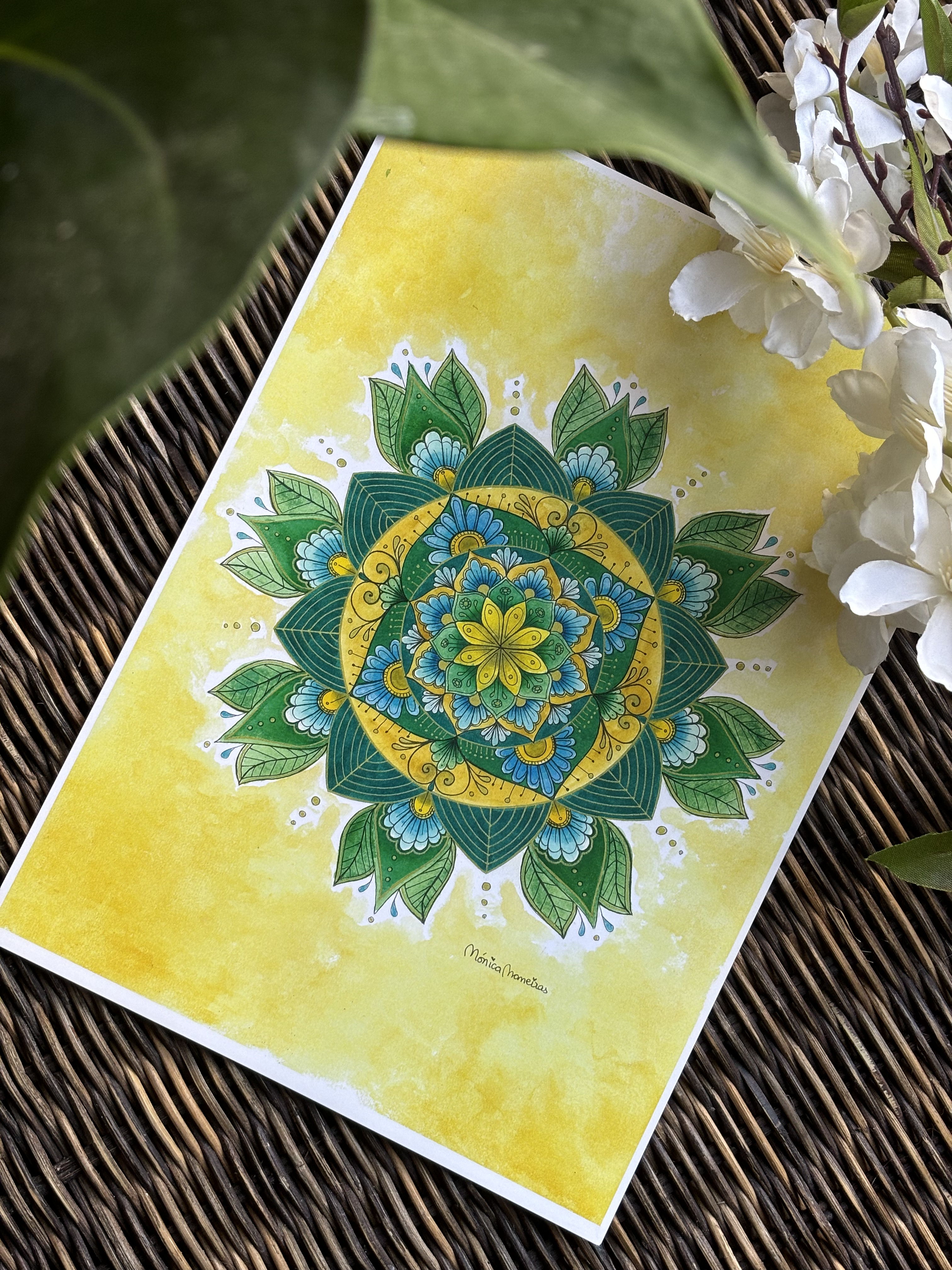 Mandala - " Renascer " de: Mónica Maneiras