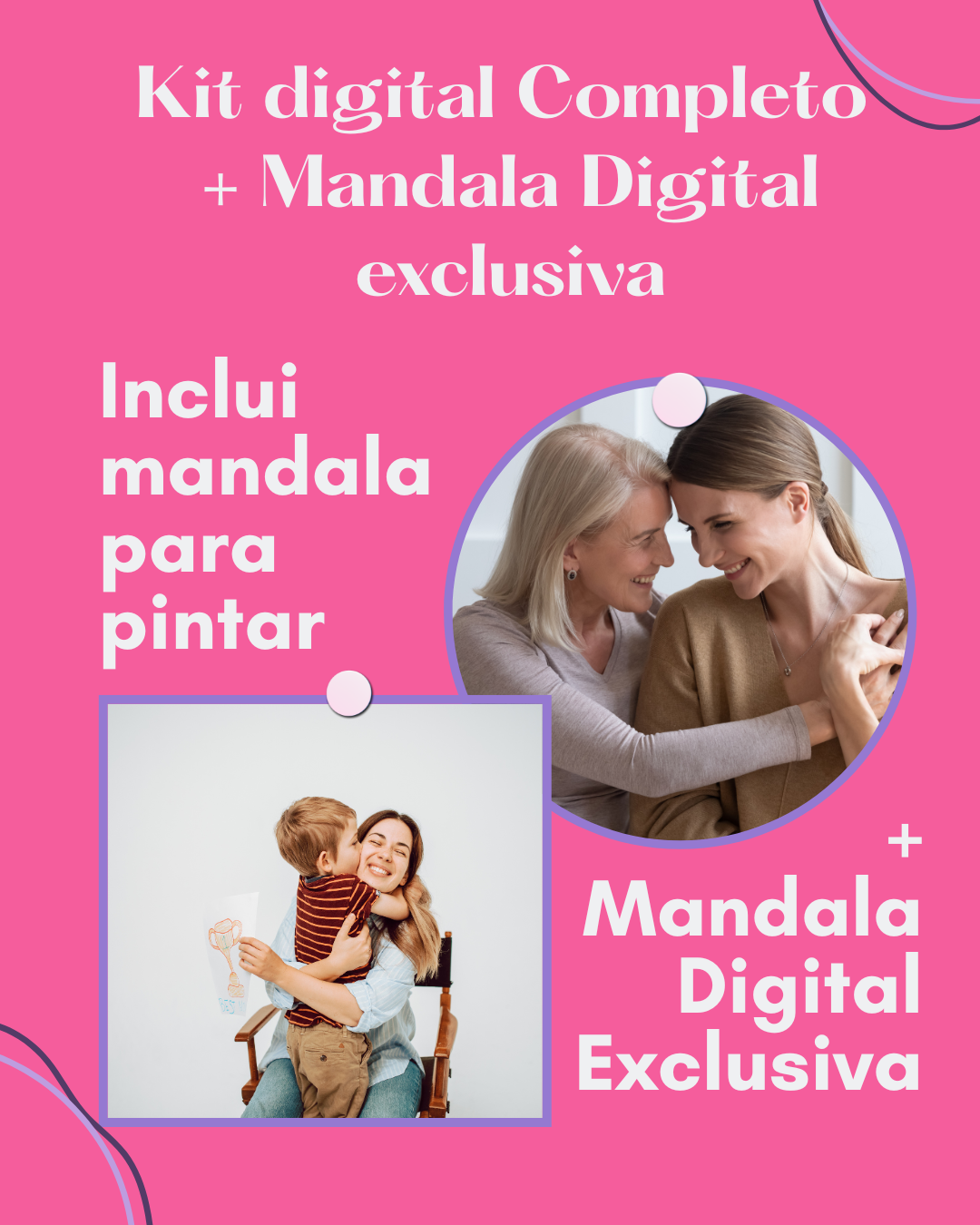 Kit Digital "Circulo do Amor " + Mandala Exclusiva Digital
