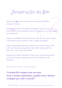 Caderno Mágico para todas as crianças (inclusive, criança interior)