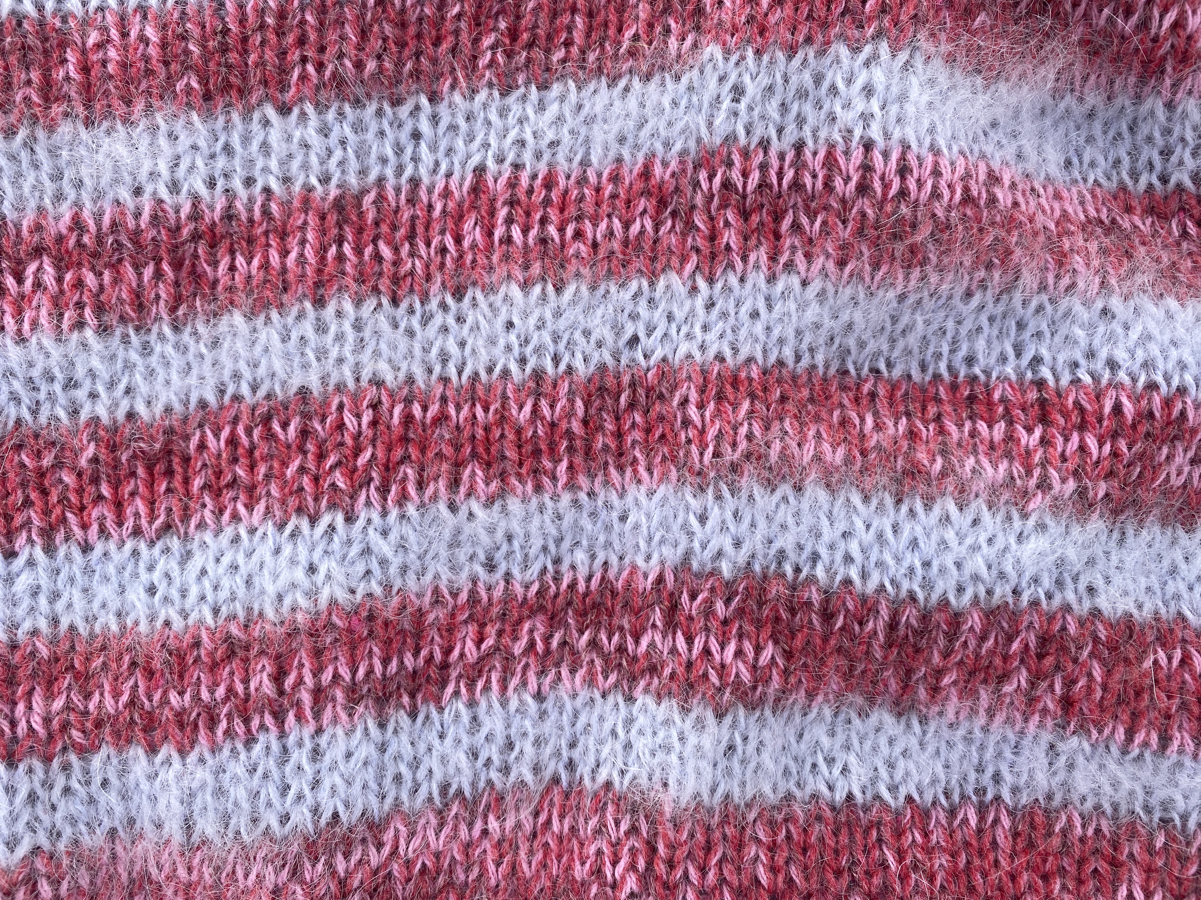 Pink and Blue Hooded Scarf