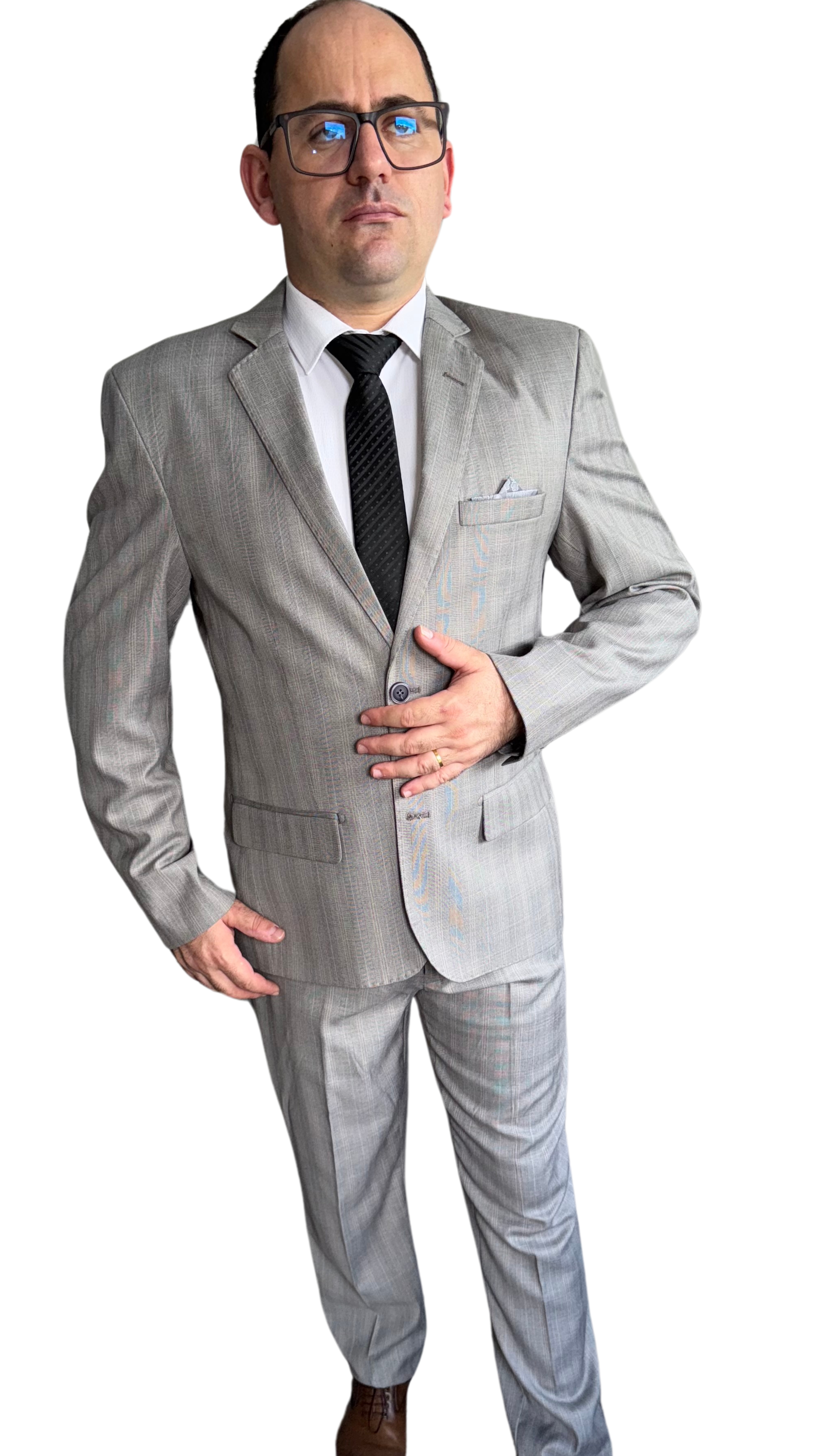 Terno JC Cinza Gales