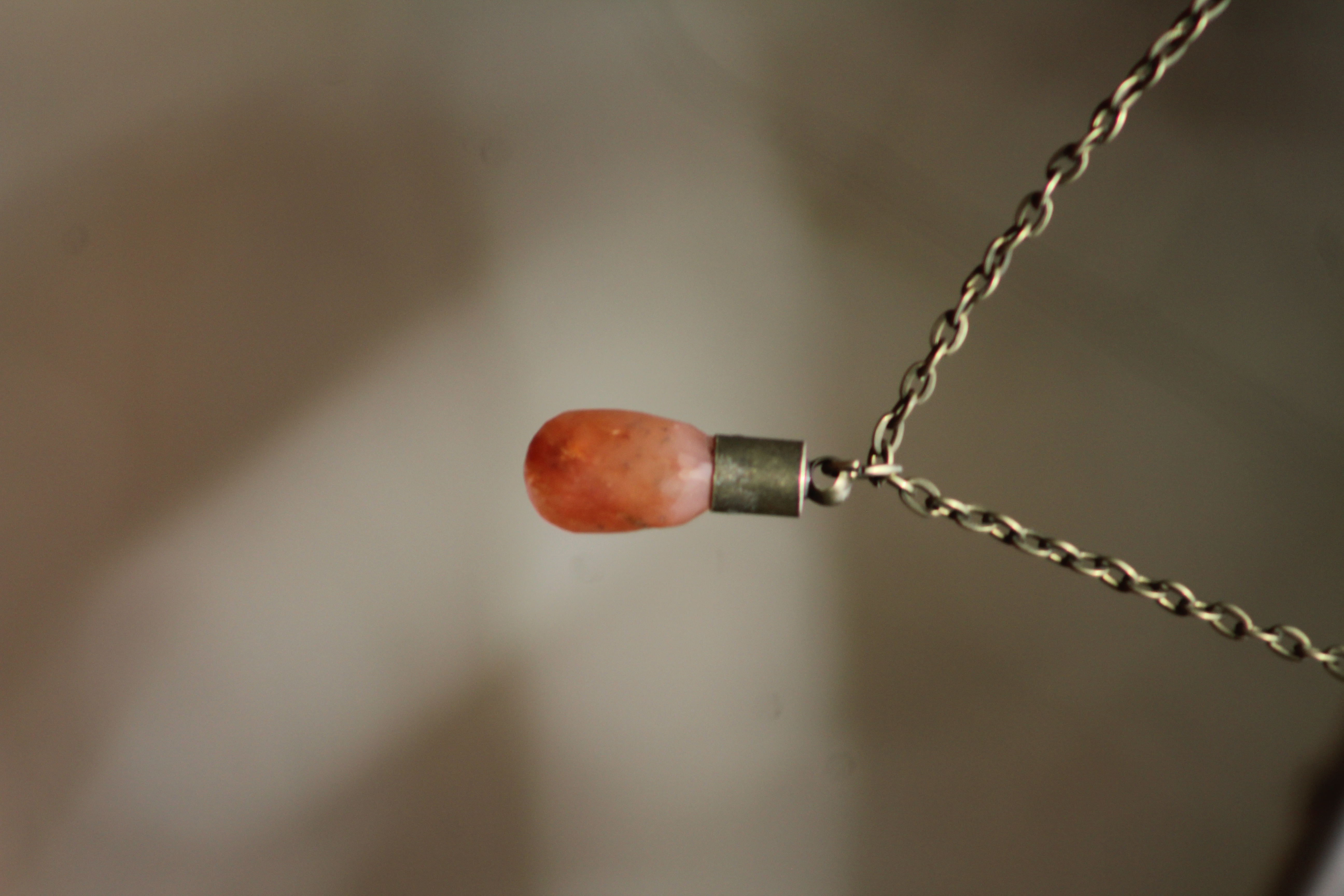 Carnelian Drop Necklace