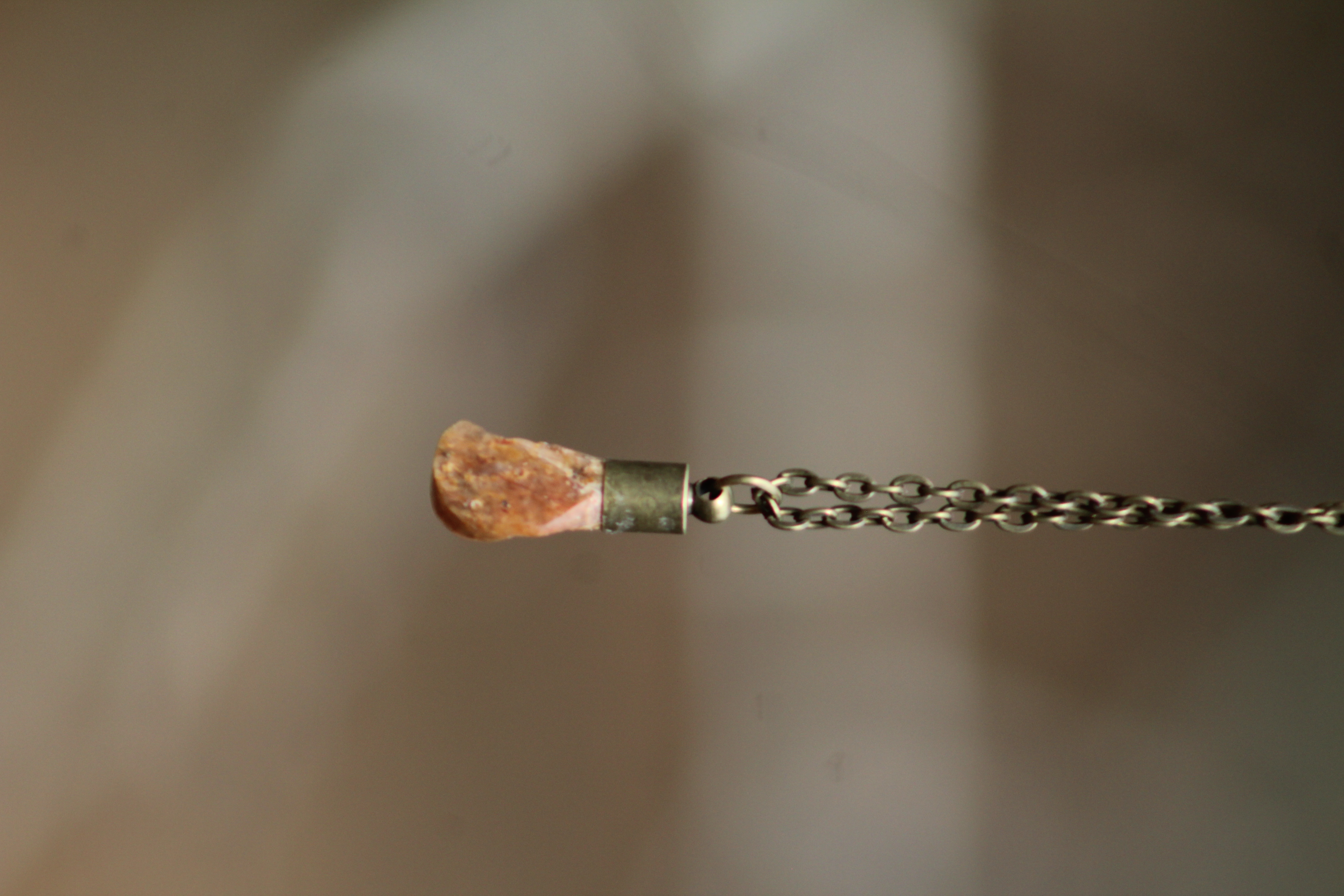 Multi Hued Drop Necklace