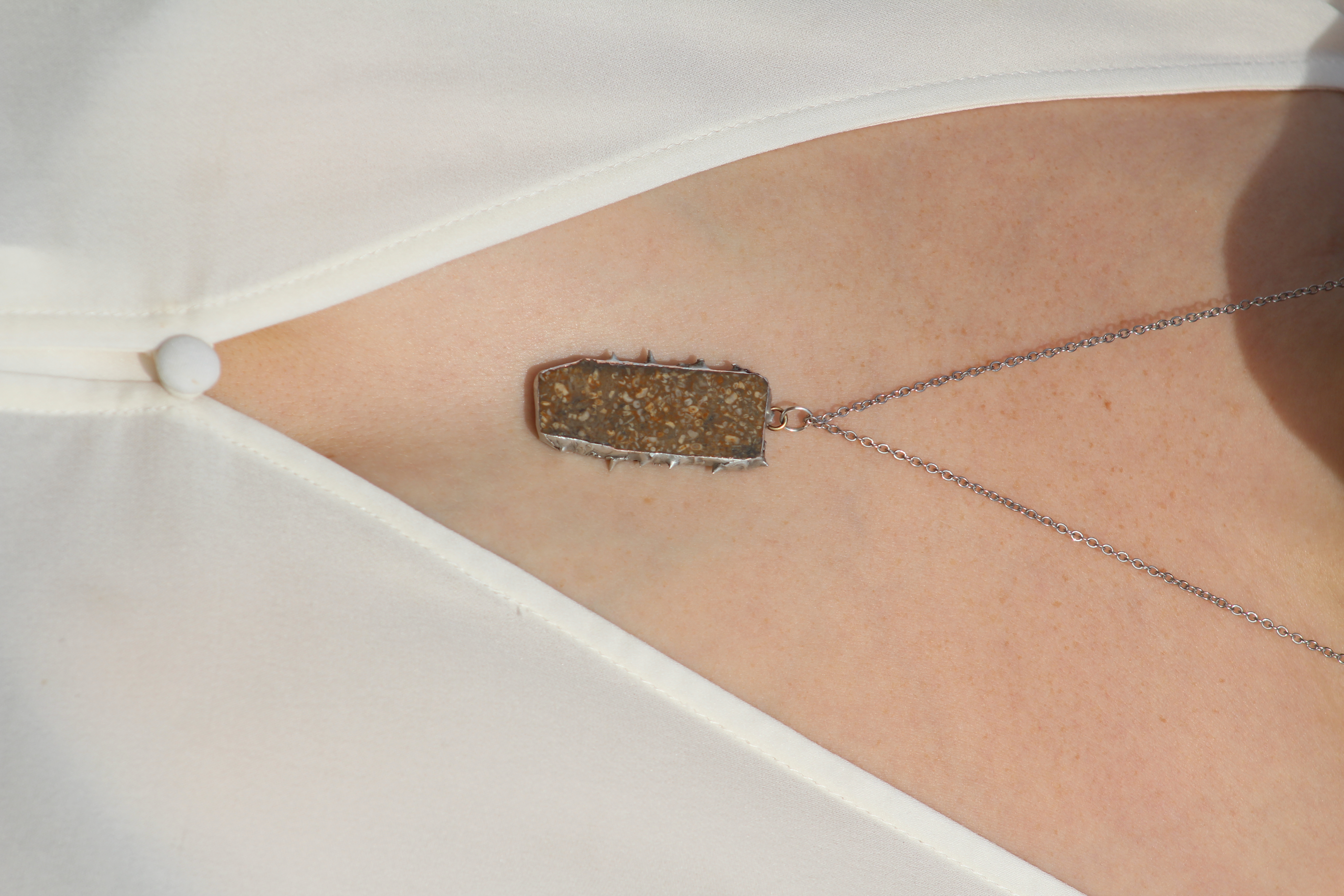 Rustic Fossil Necklace