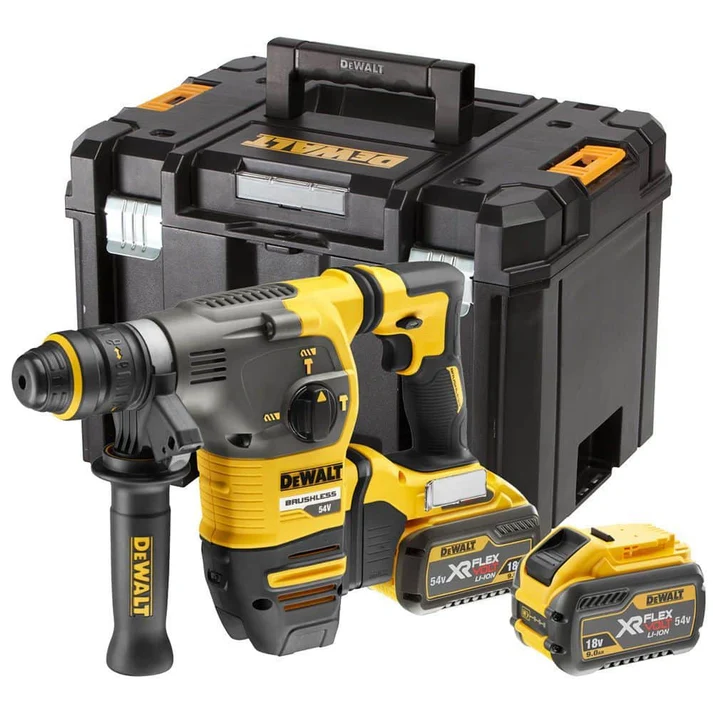 Dewalt DCH334X2-GB 54V Cordless 30mm SDS-Plus Rotary Hammer Drill