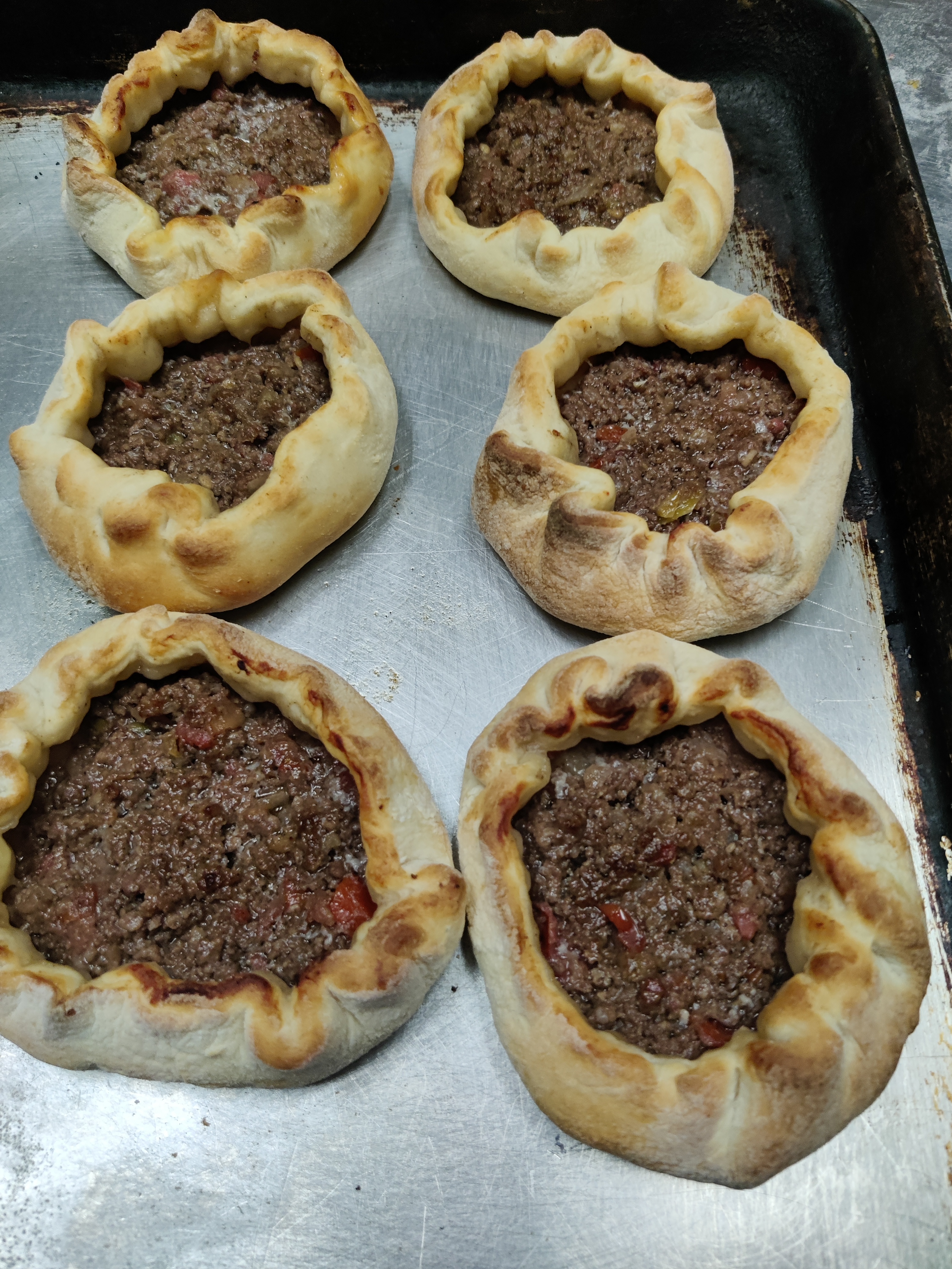 Meat Pies or Lahm BeAjin (Dozen 12 Pieces)