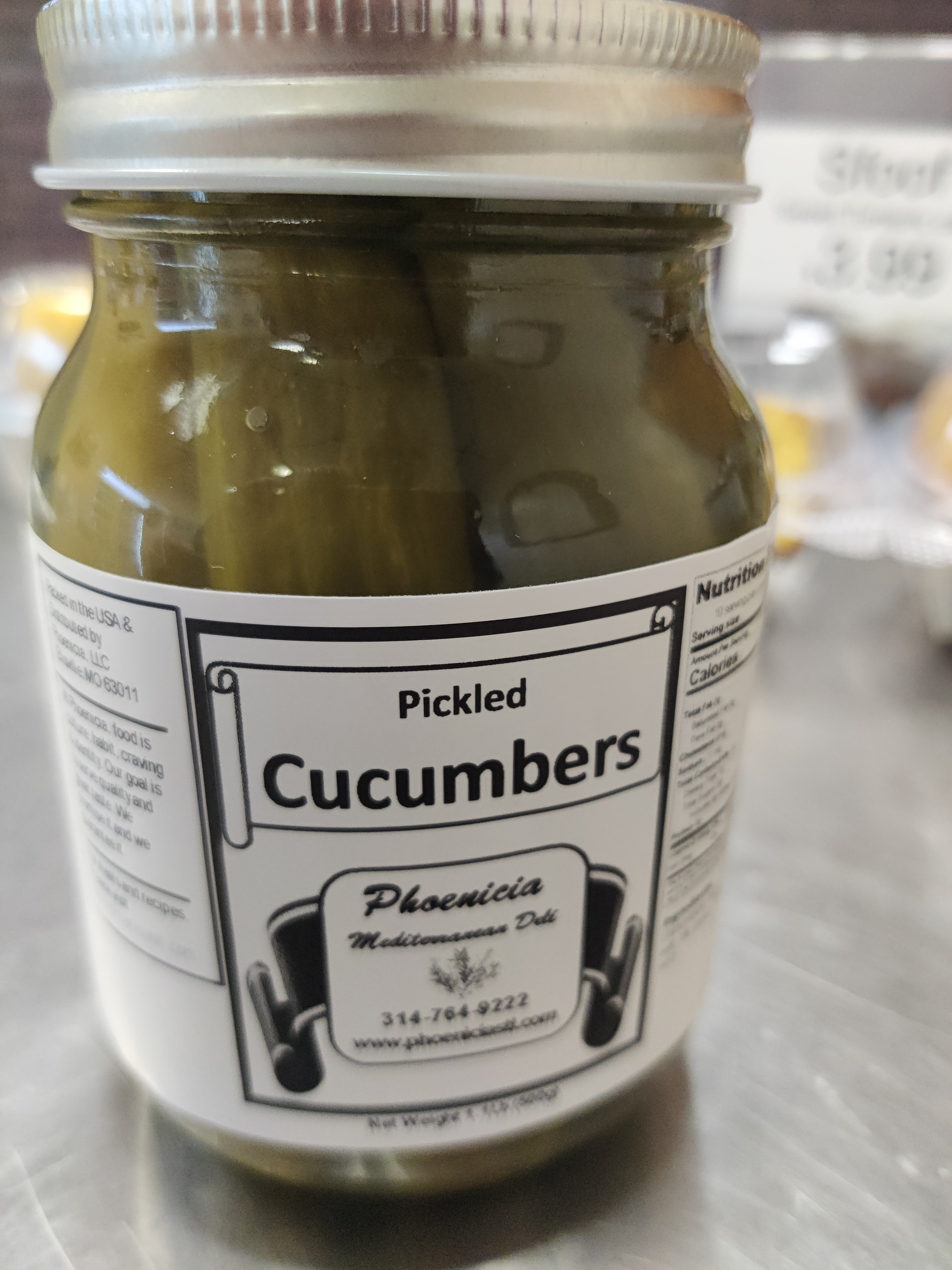 Pickled Cucumbers 1lbs