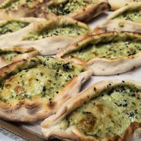 Spinach Cheese pies (Dozen 12 boats)