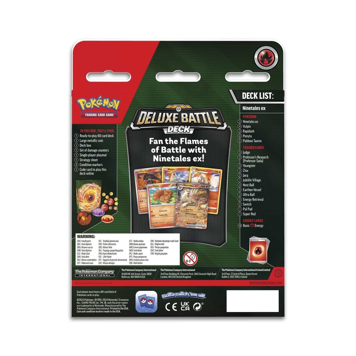 Ninetales ex Deluxe Battle Deck