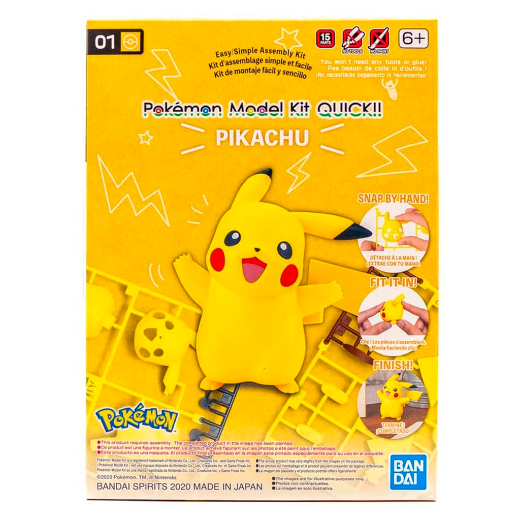 Bandai Pokémon Model Kit - Pikachu