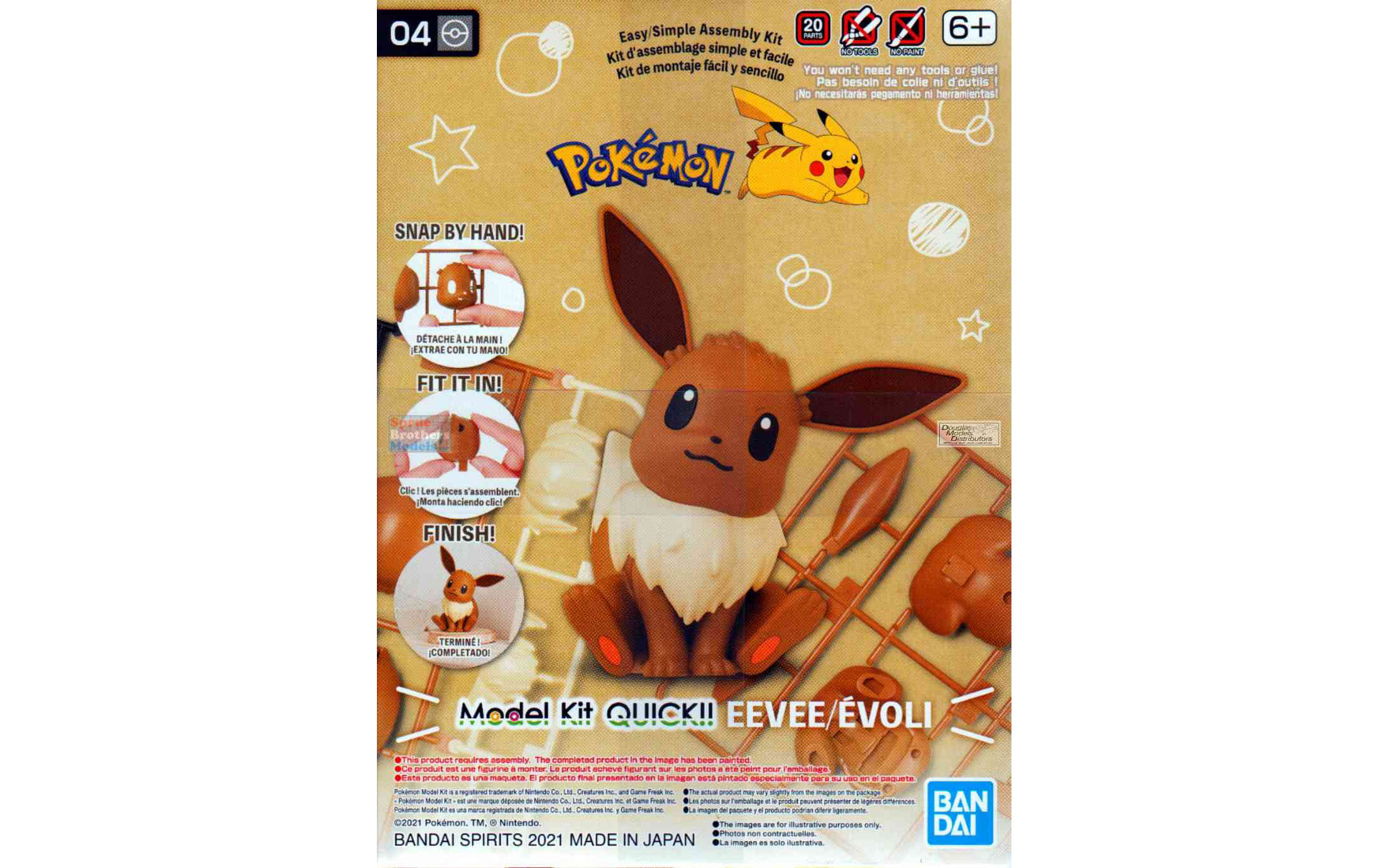 Bandai Pokémon Model Kit - Eevee