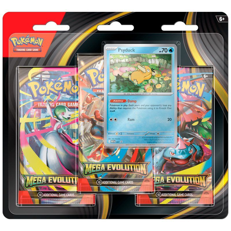 Mega Evolution - 3 Pack Blister (Inglés)