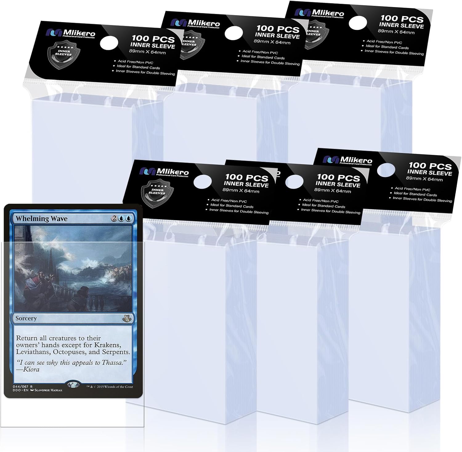 Paquete de 100 sleeves (tamaño estándar o perfect fit)