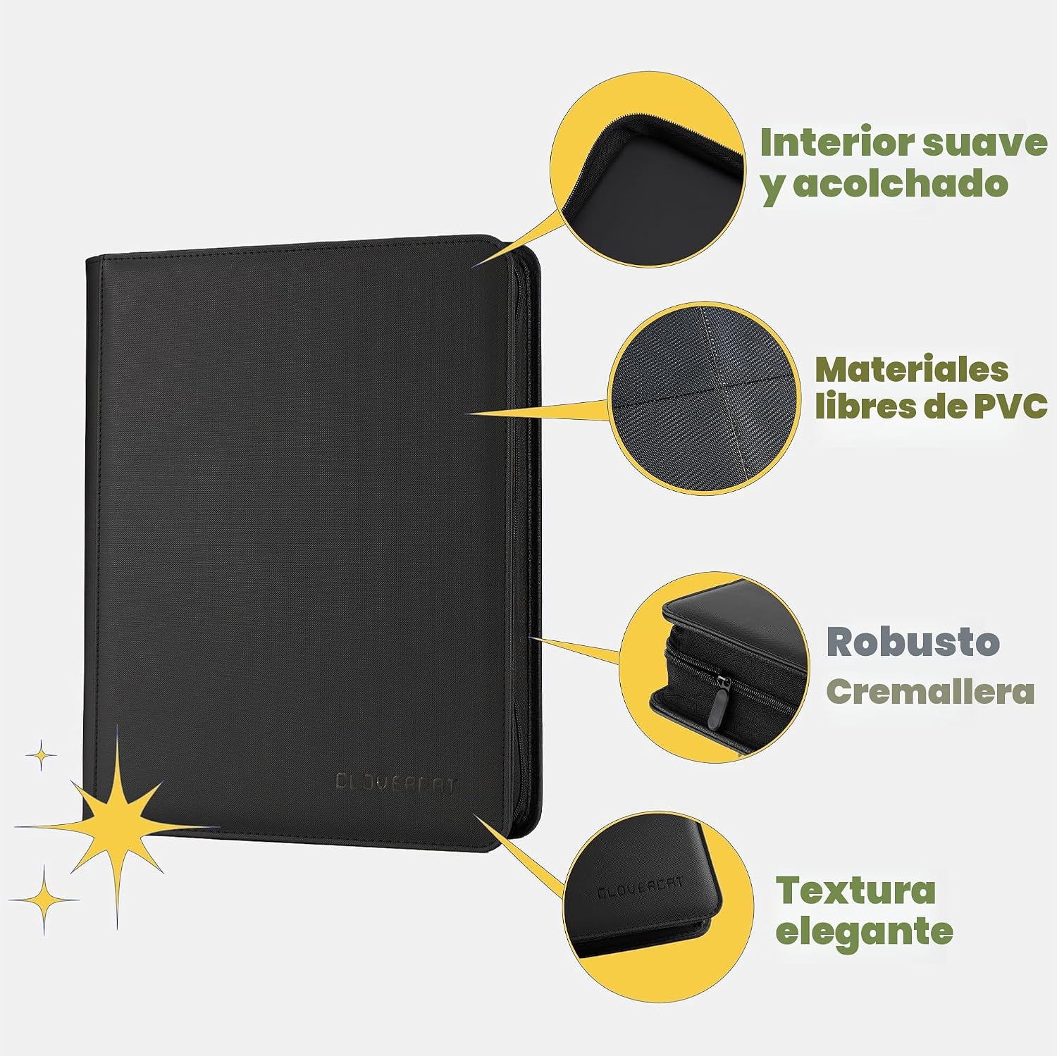 Toploader Binder Clovecat - 9 pockets para 252 cartas