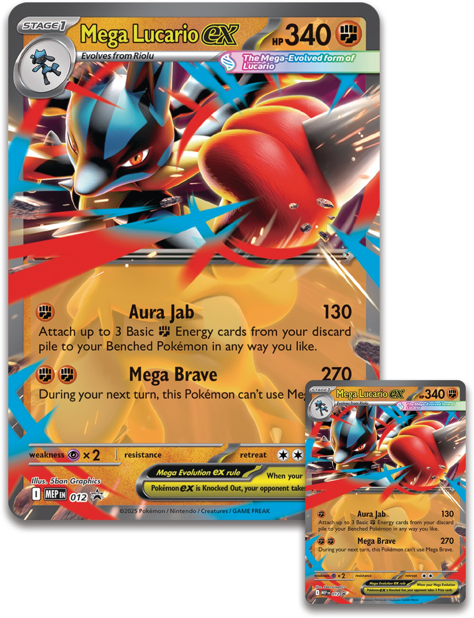 Mega Evolution - Mega Lucario ex Figure Collection