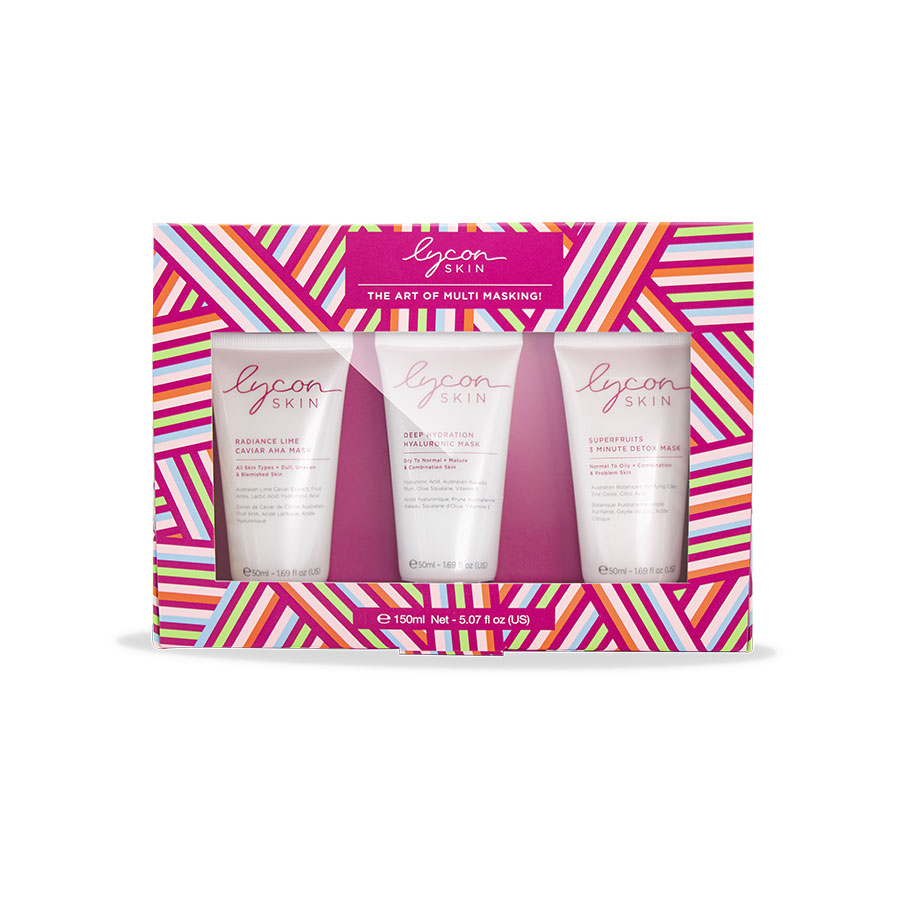 LYCON SKIN FACE MASK TRIO