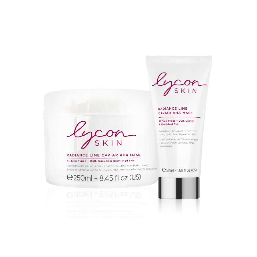 RADIANCE LIME CAVIAR AHA MASK