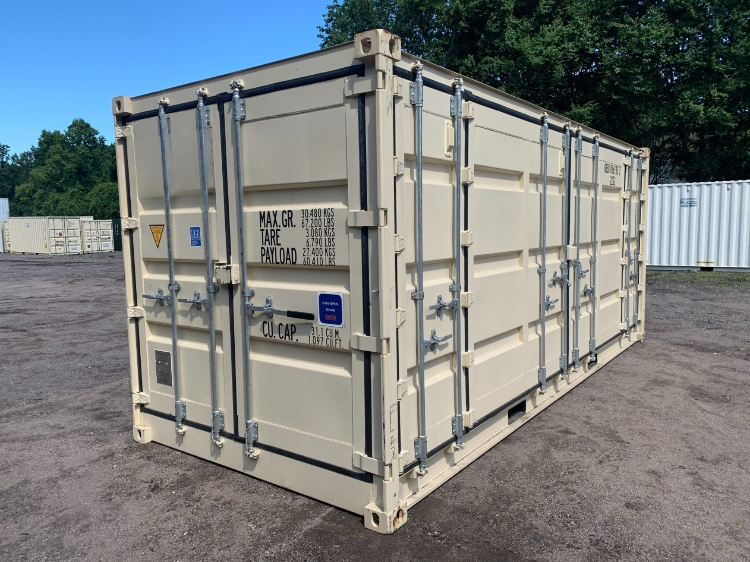 20FT High-Quality Openside Shipping Containers