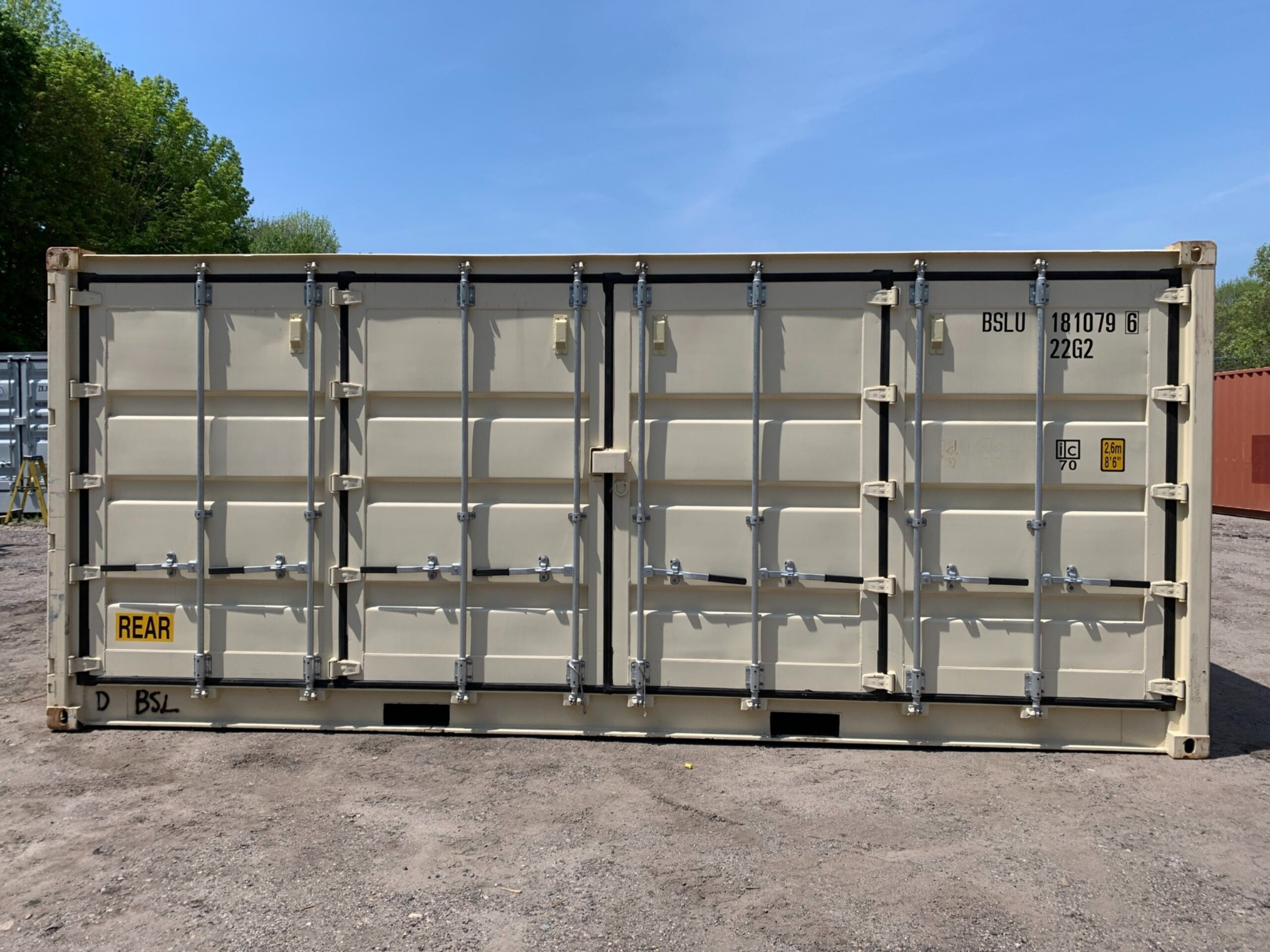 20Ft High-Cube Open-Side container