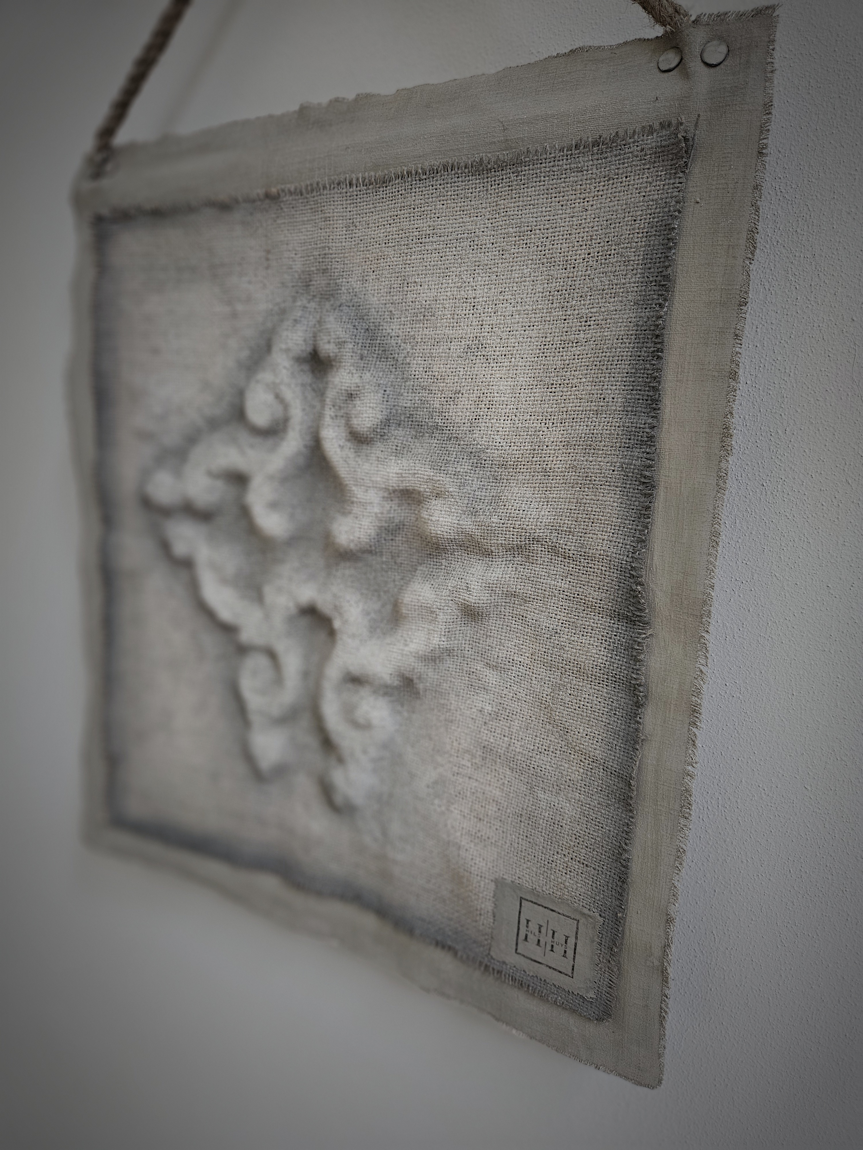 Landelijk kalkverfdoek