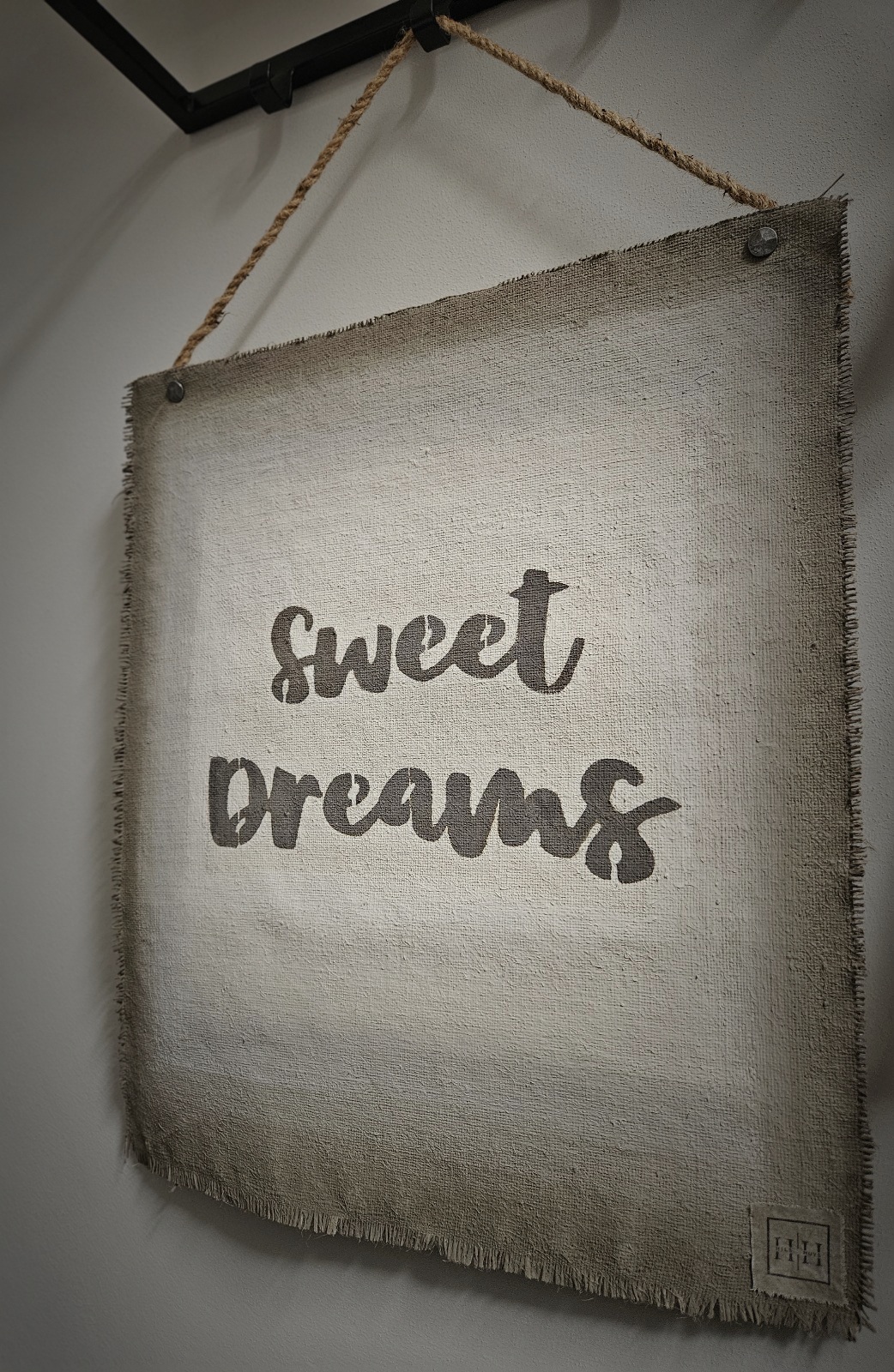 Jute kalkverfdoek Sweet Dreams