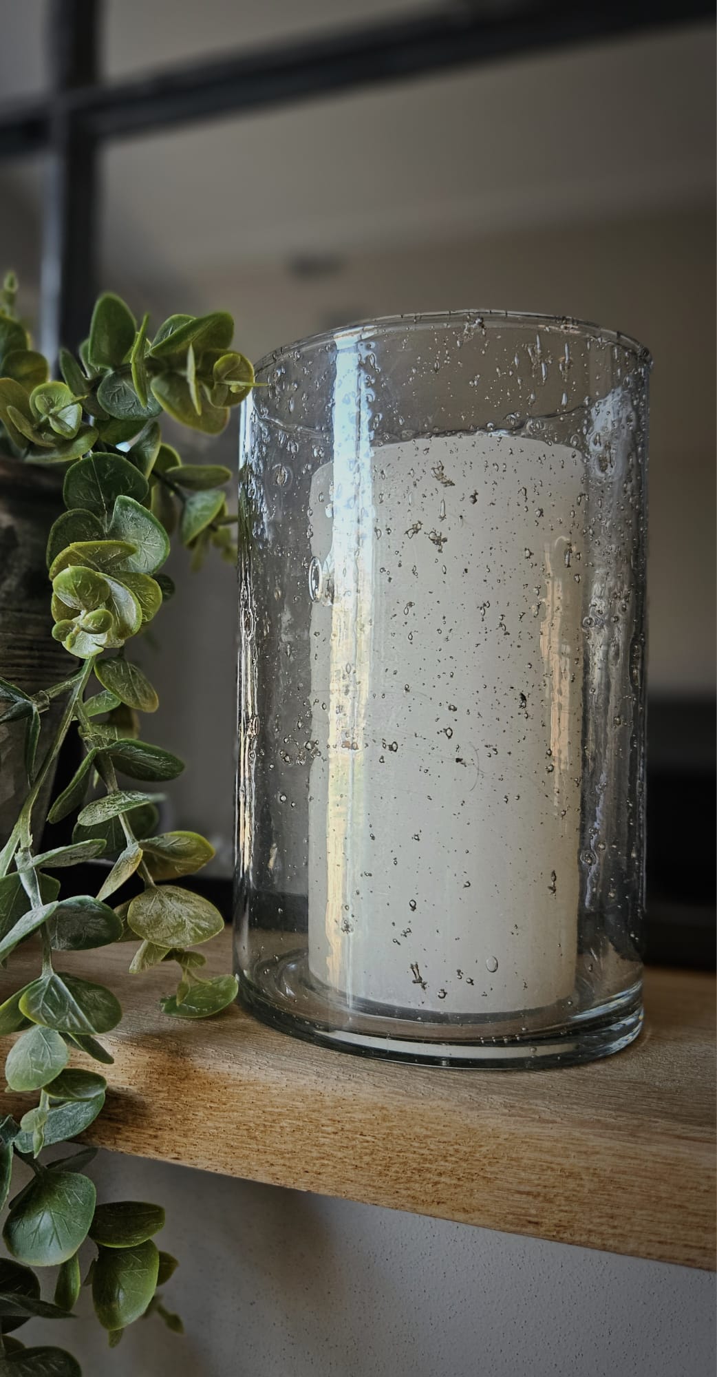 Glazen windlichten 'Stones'