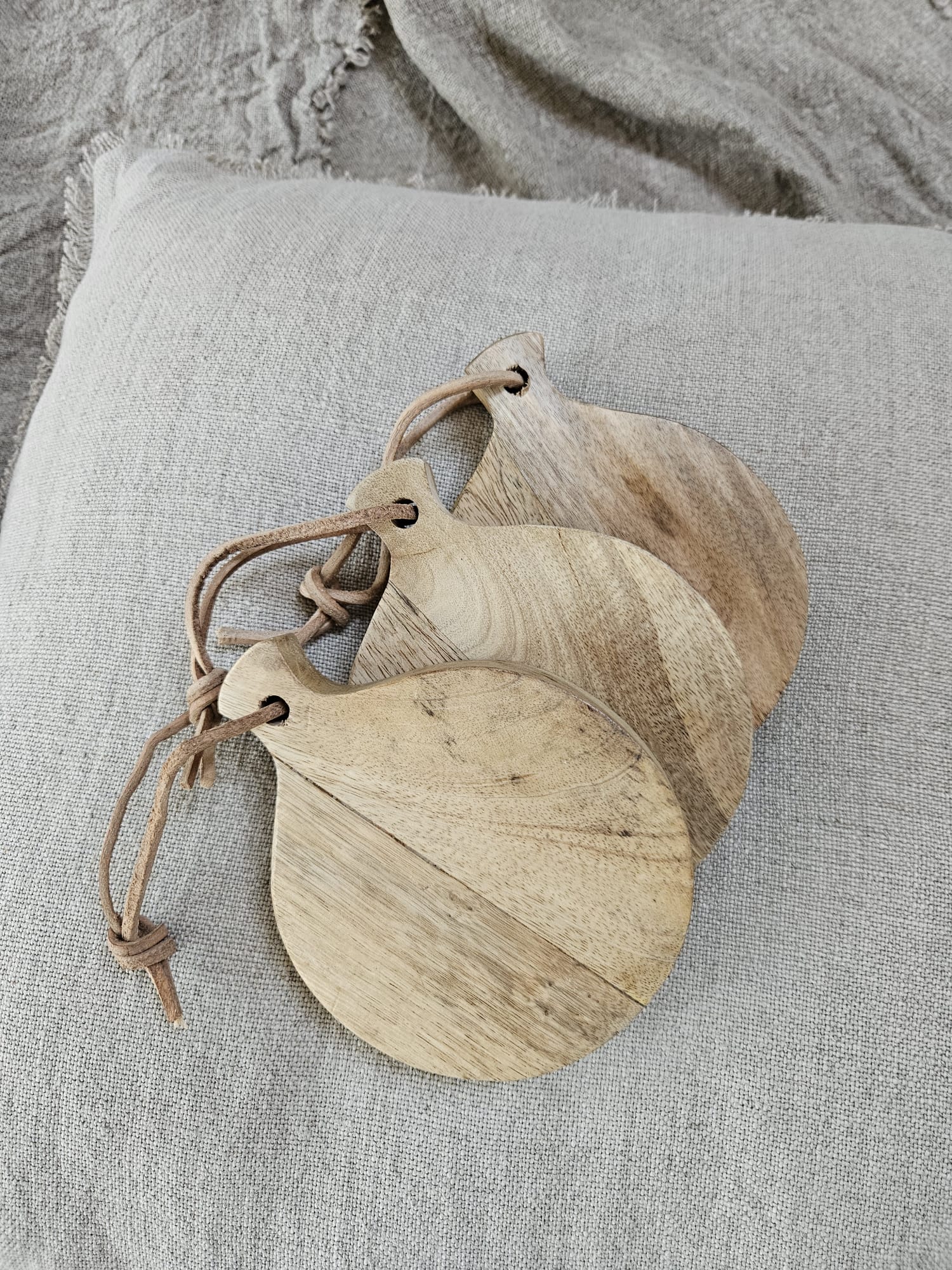 Ronde houten serveerplanken 