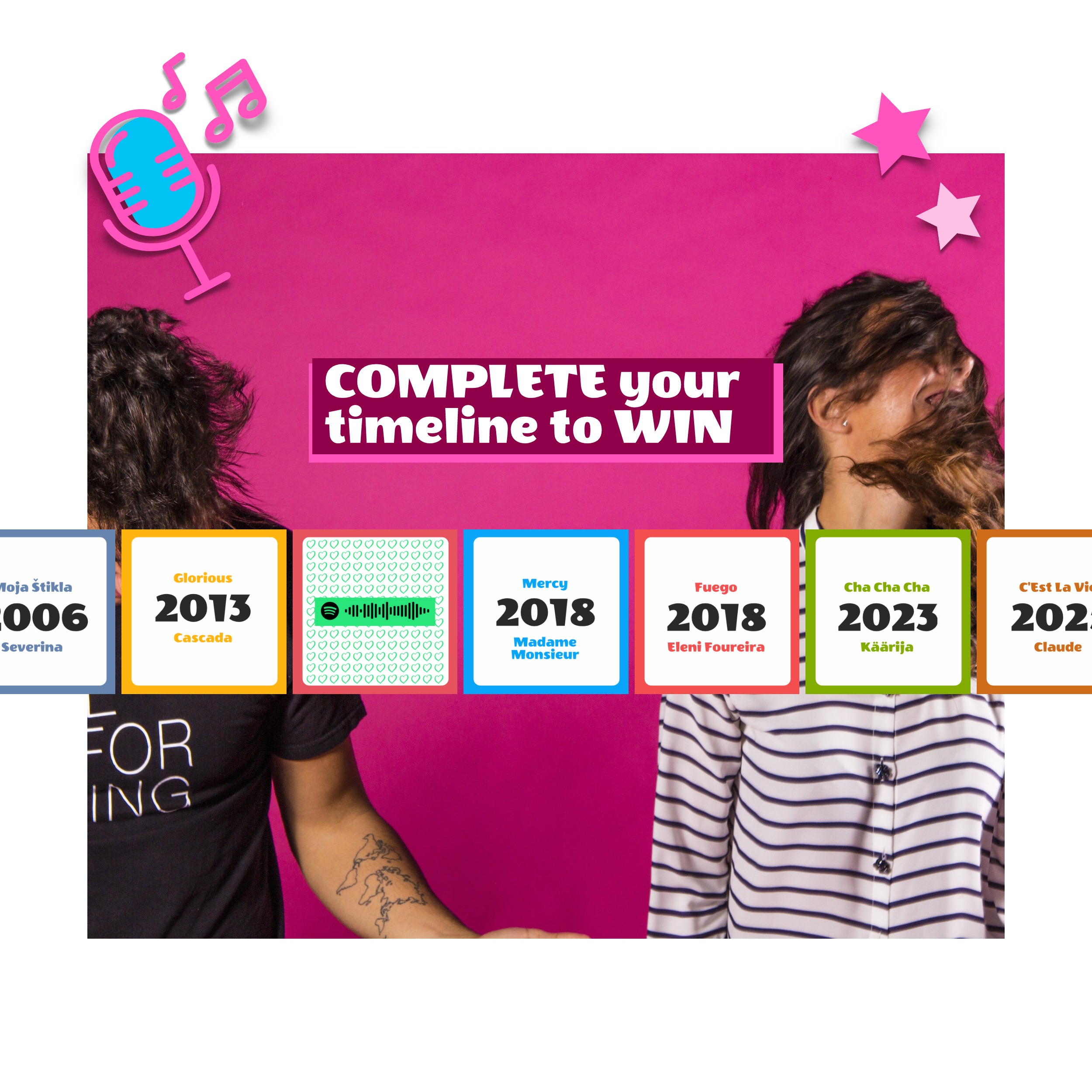 Eurovision Hits QR Code Game