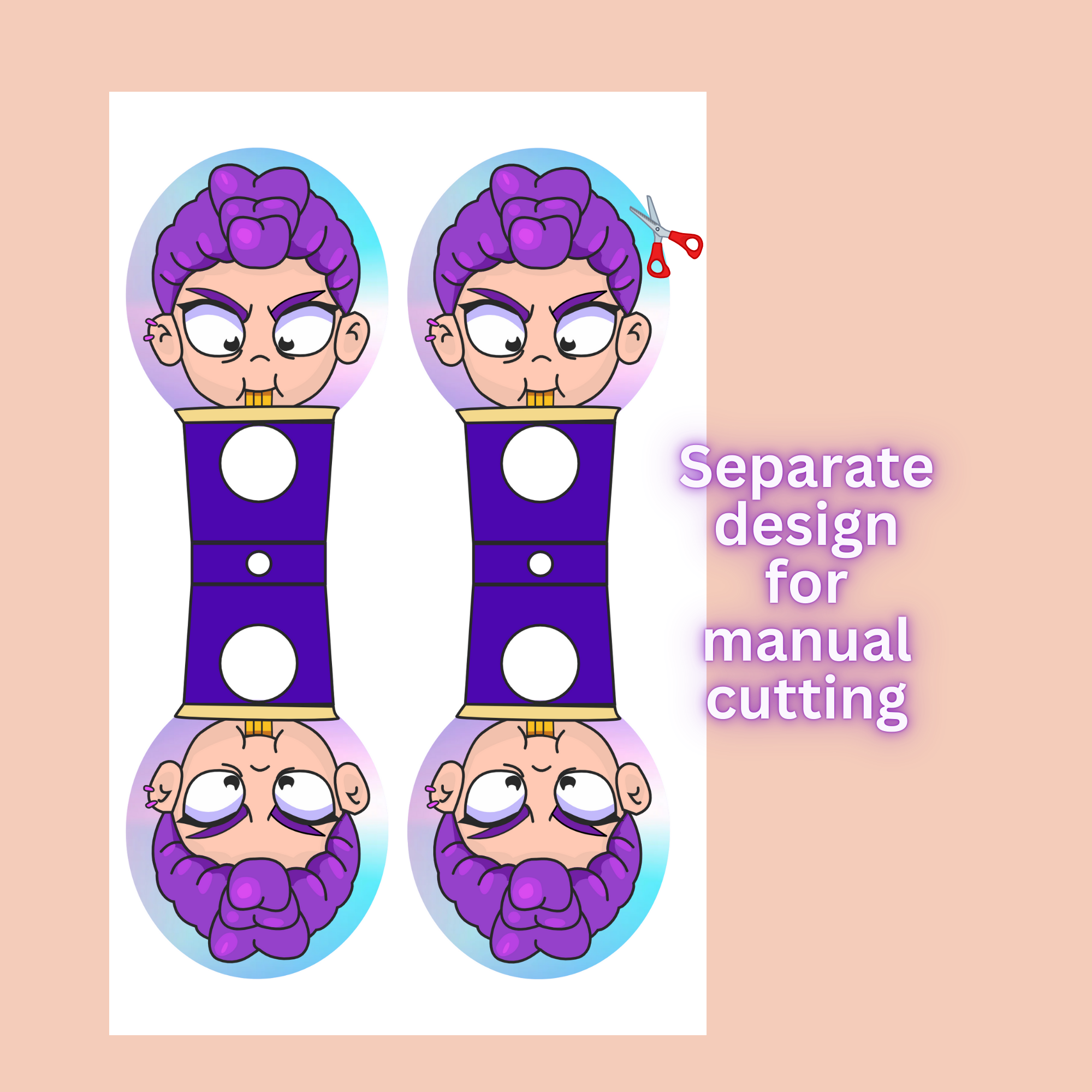 Printable Huntrix Lollipop Wrappers, DIY Party Favours and Candy Holders