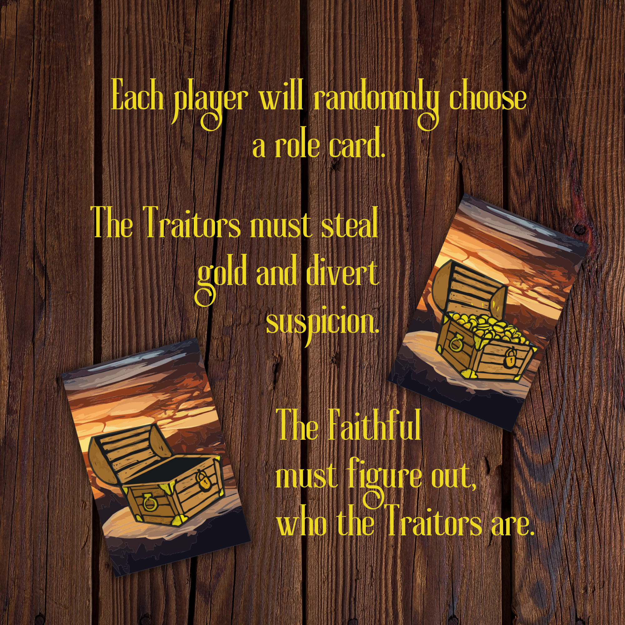 Traitor's Treasure - A Printable Party Game