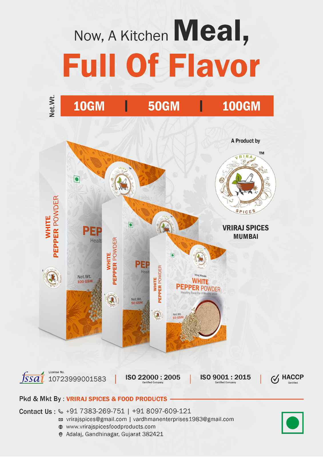White Pepper Powder