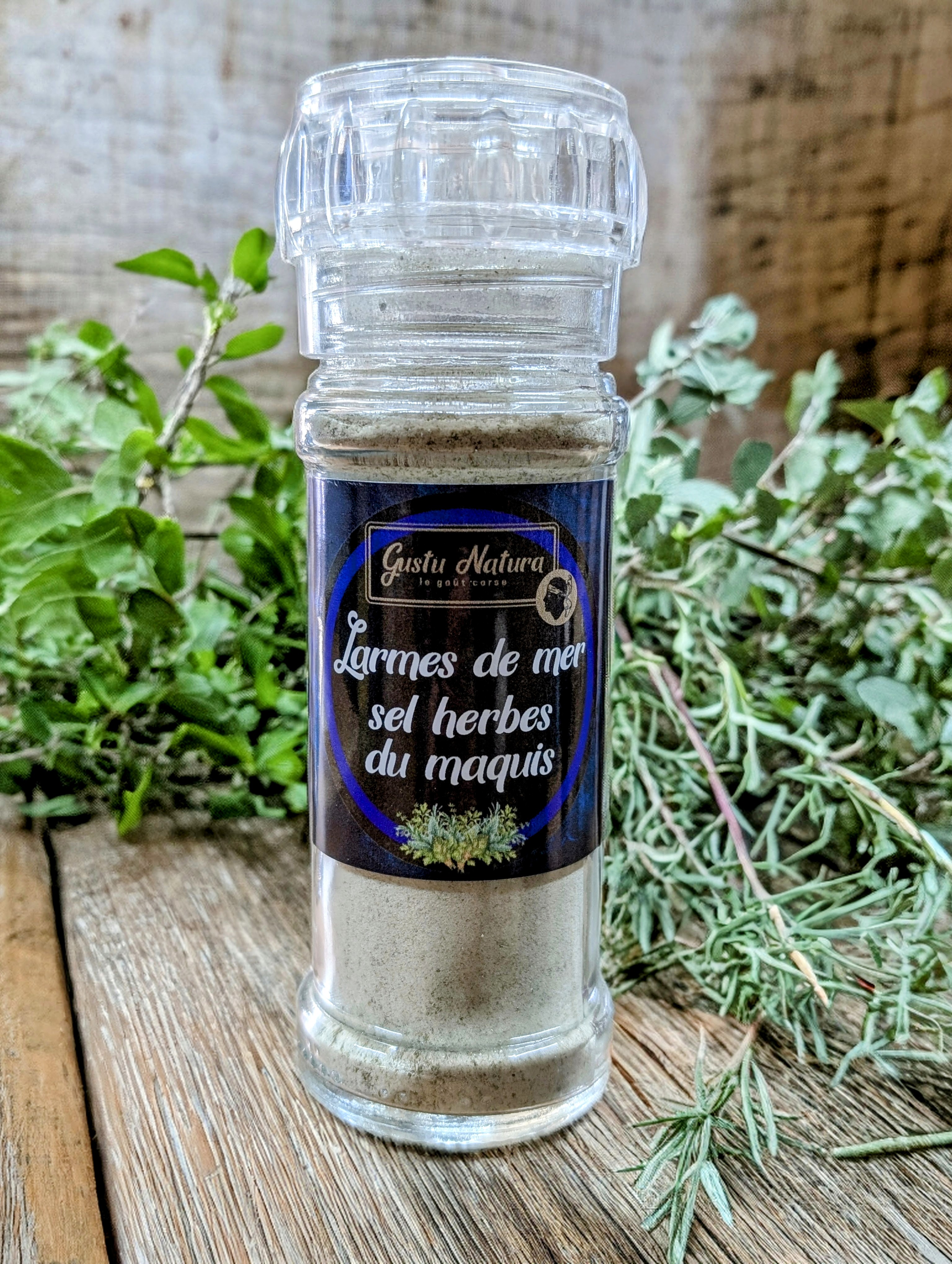 Larmes de mer sel aux herbes du maquis
