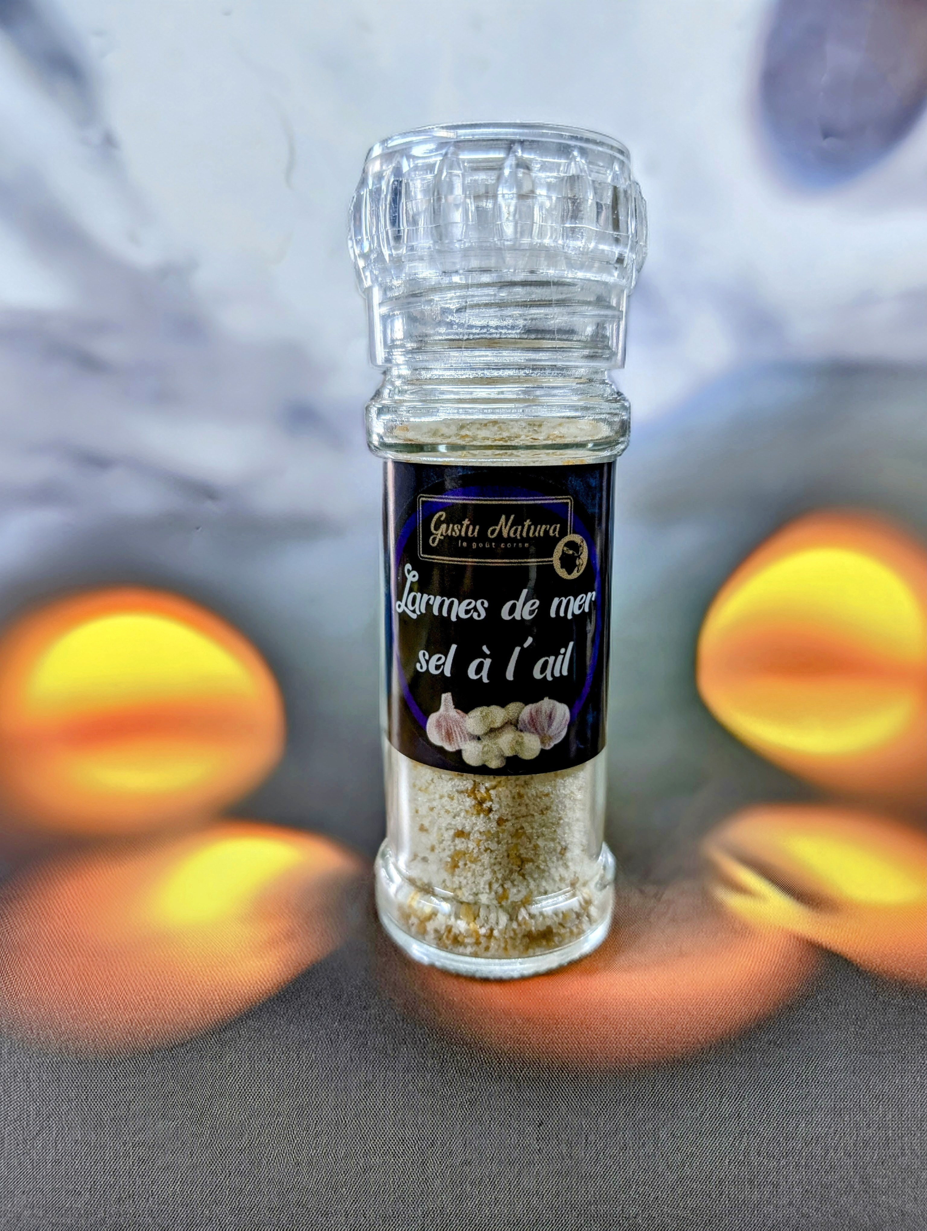 Larmes de mer sel à l'ail