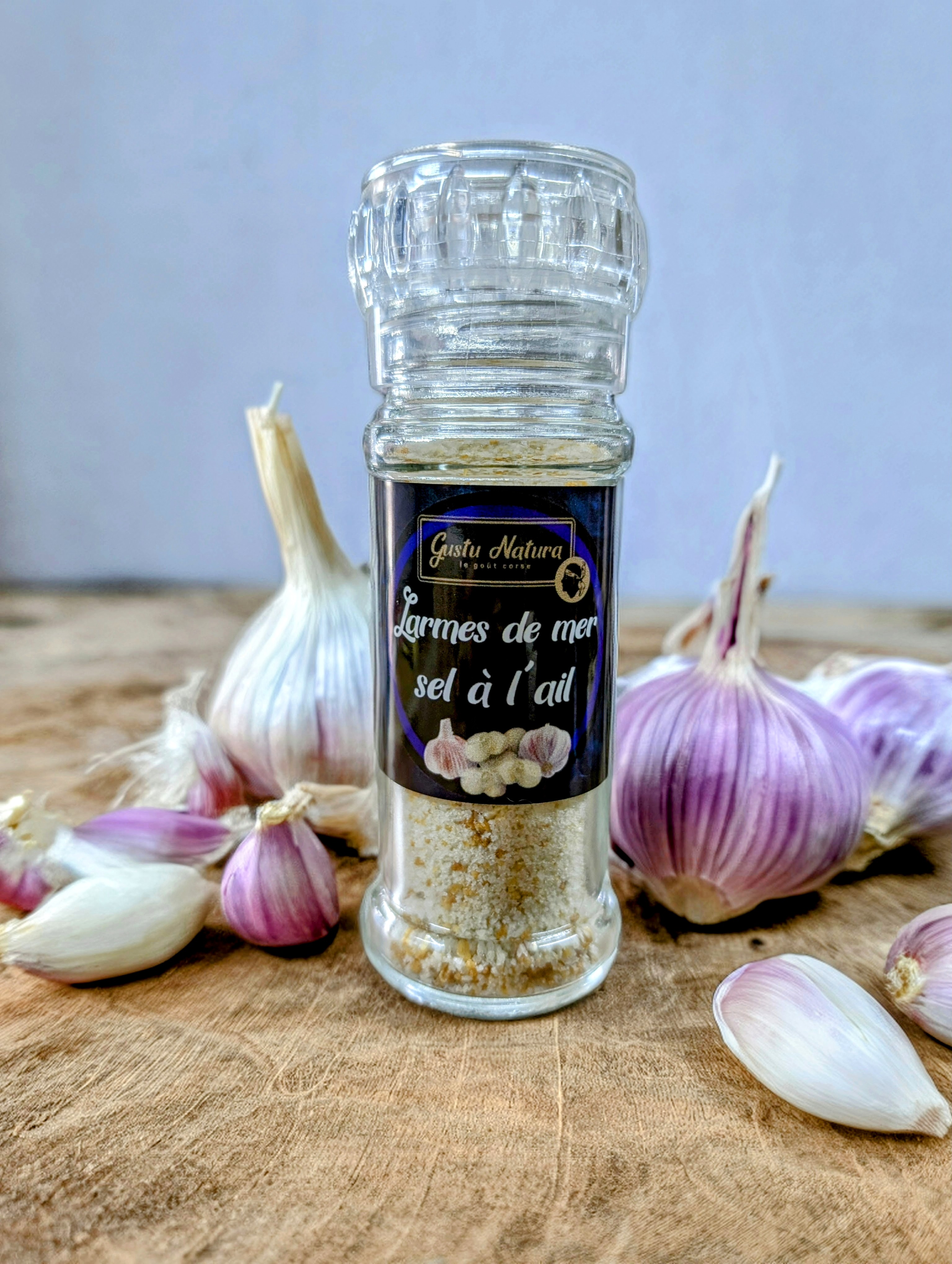 Larmes de mer sel à l'ail