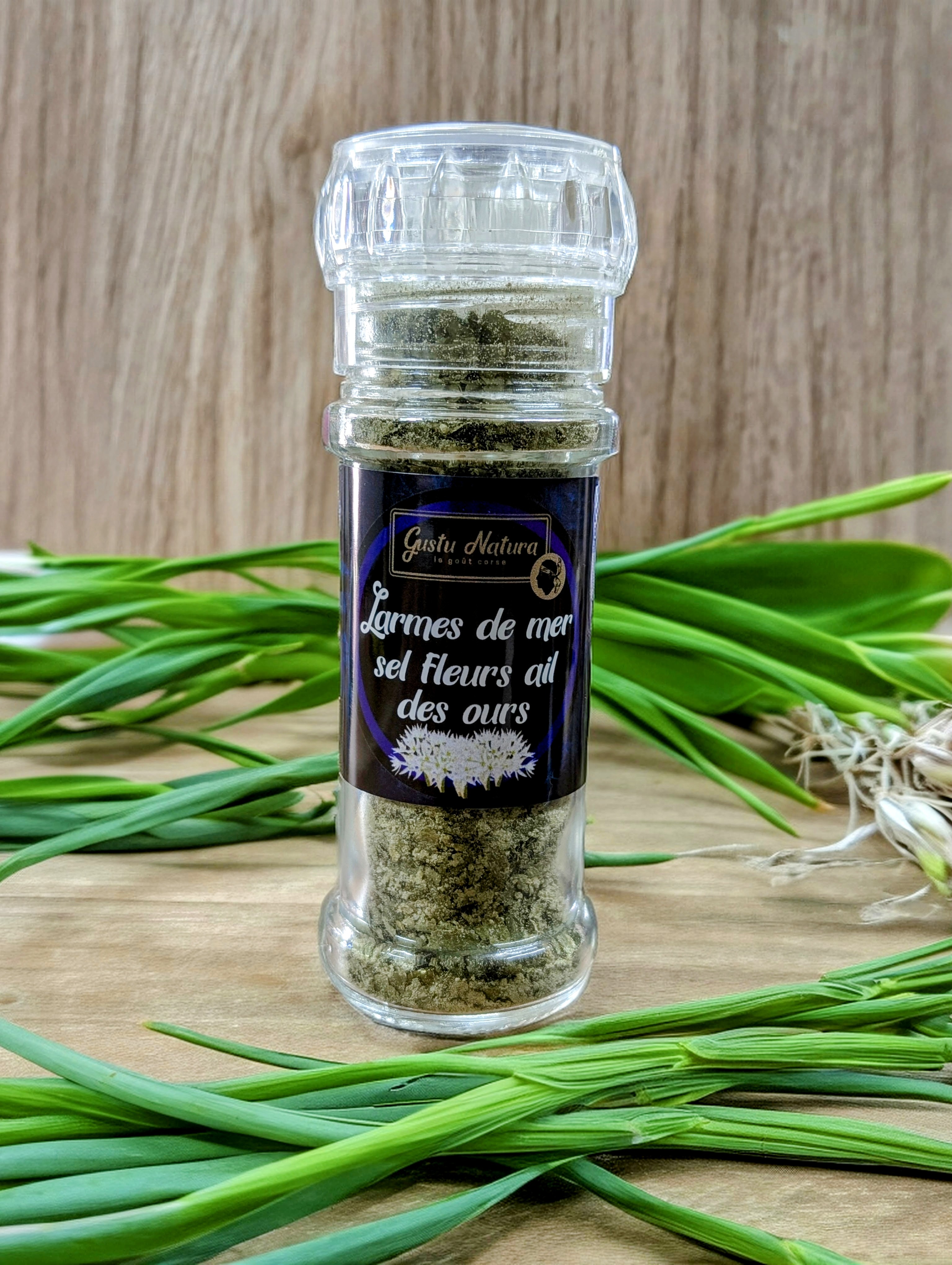 Larmes de mer sel fleurs ail des ours