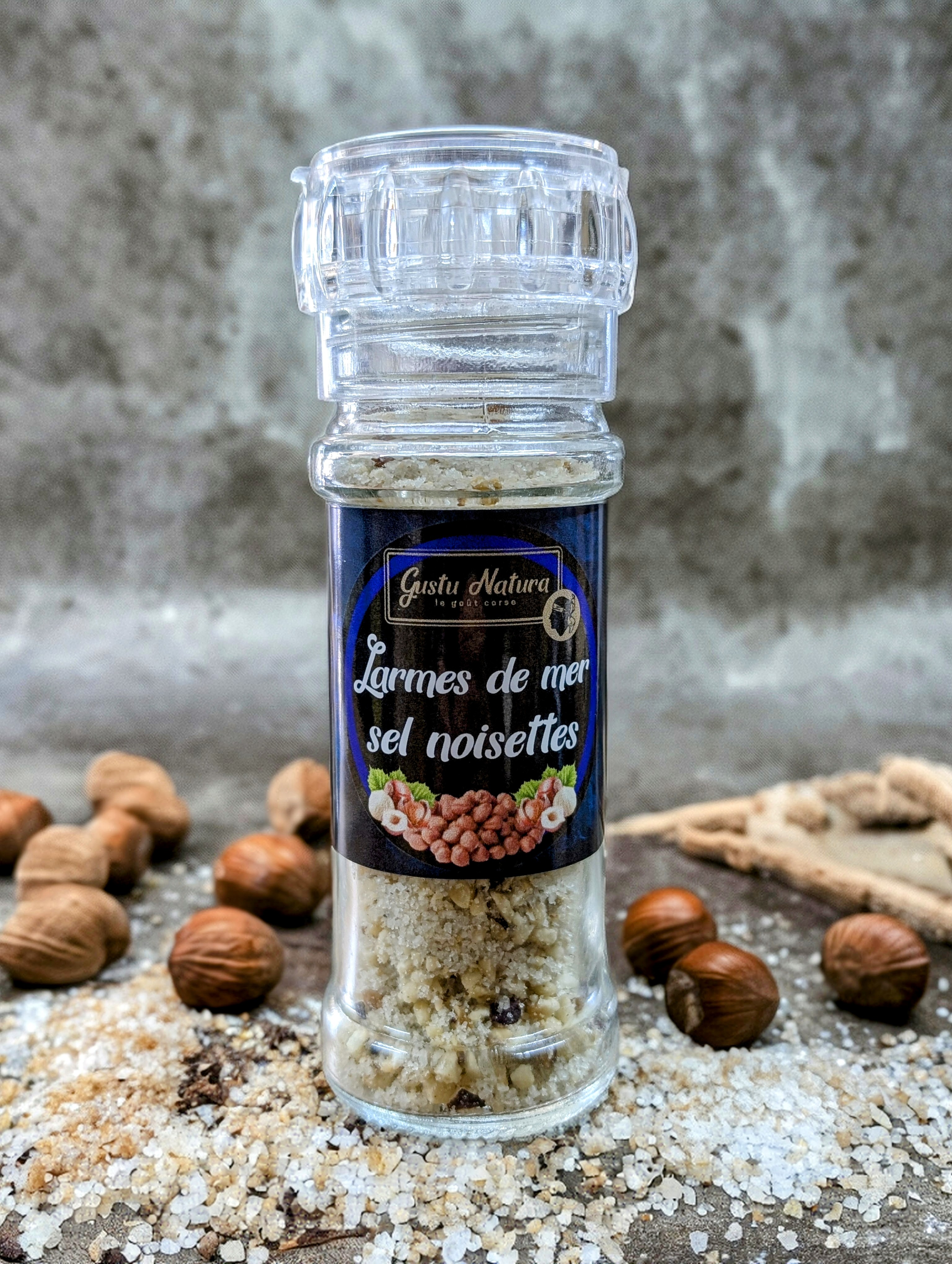 Larmes de mer sel noisettes