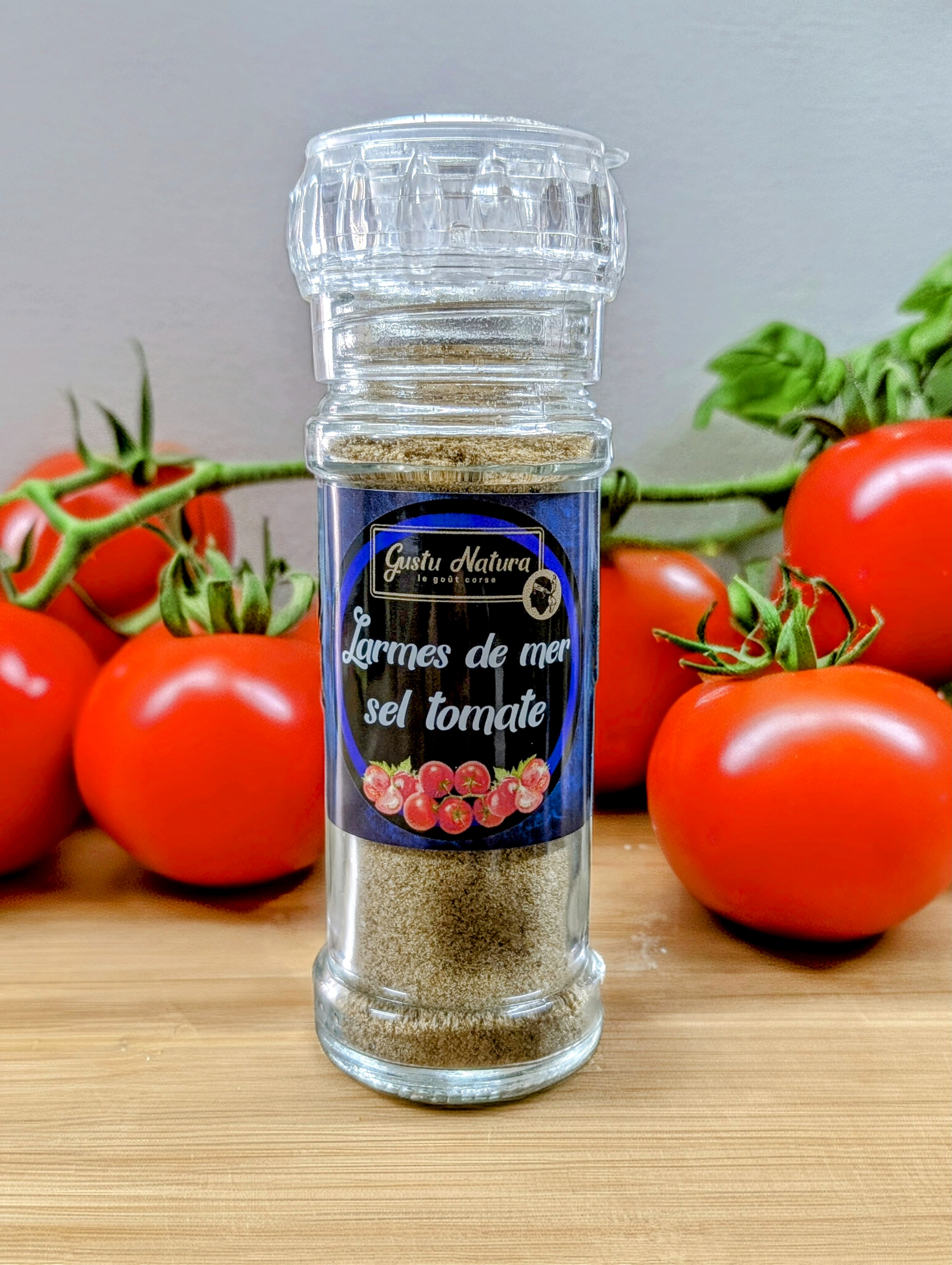 Larmes de mer sel tomate