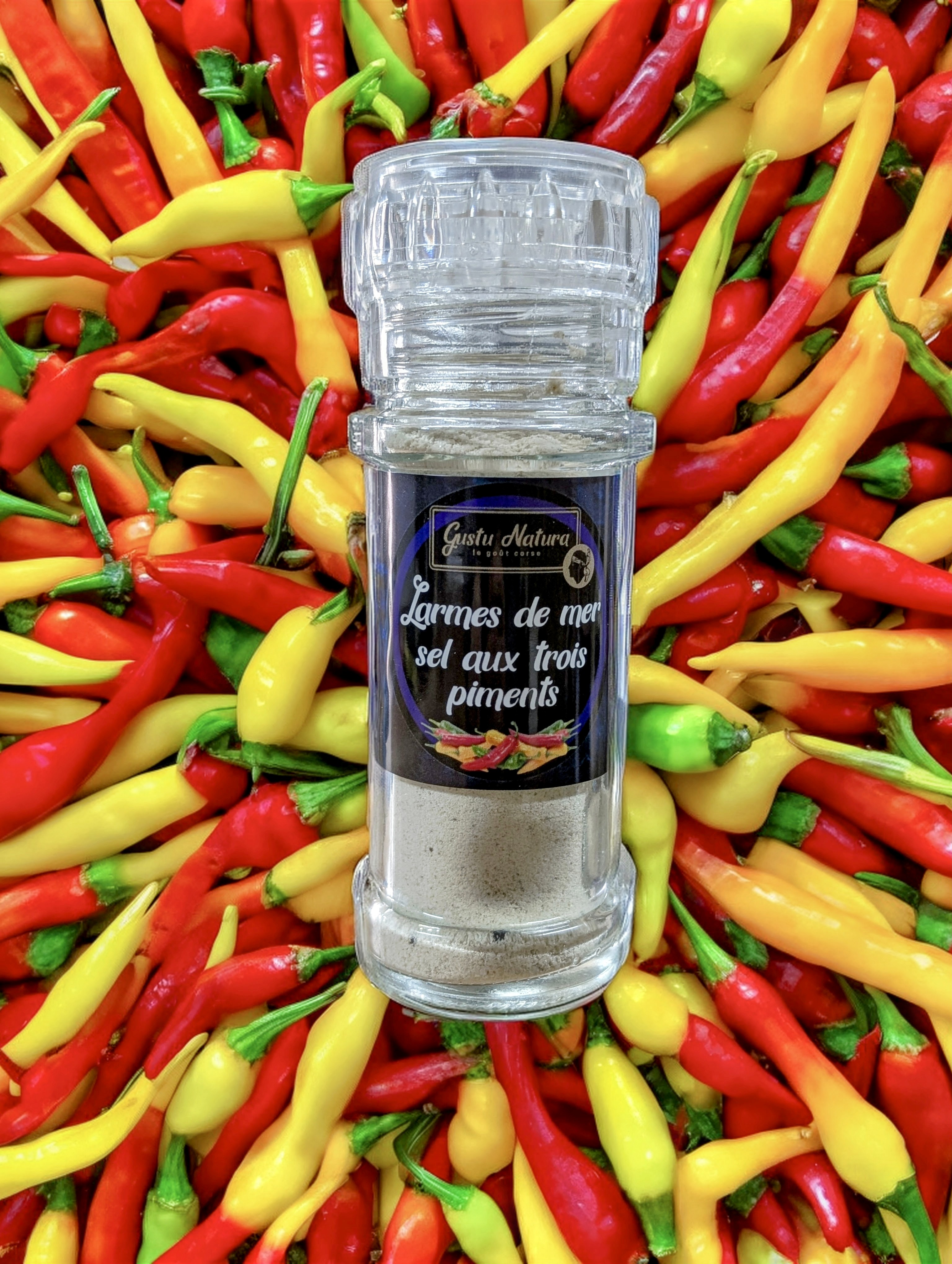Larmes de mer sel aux trois piments