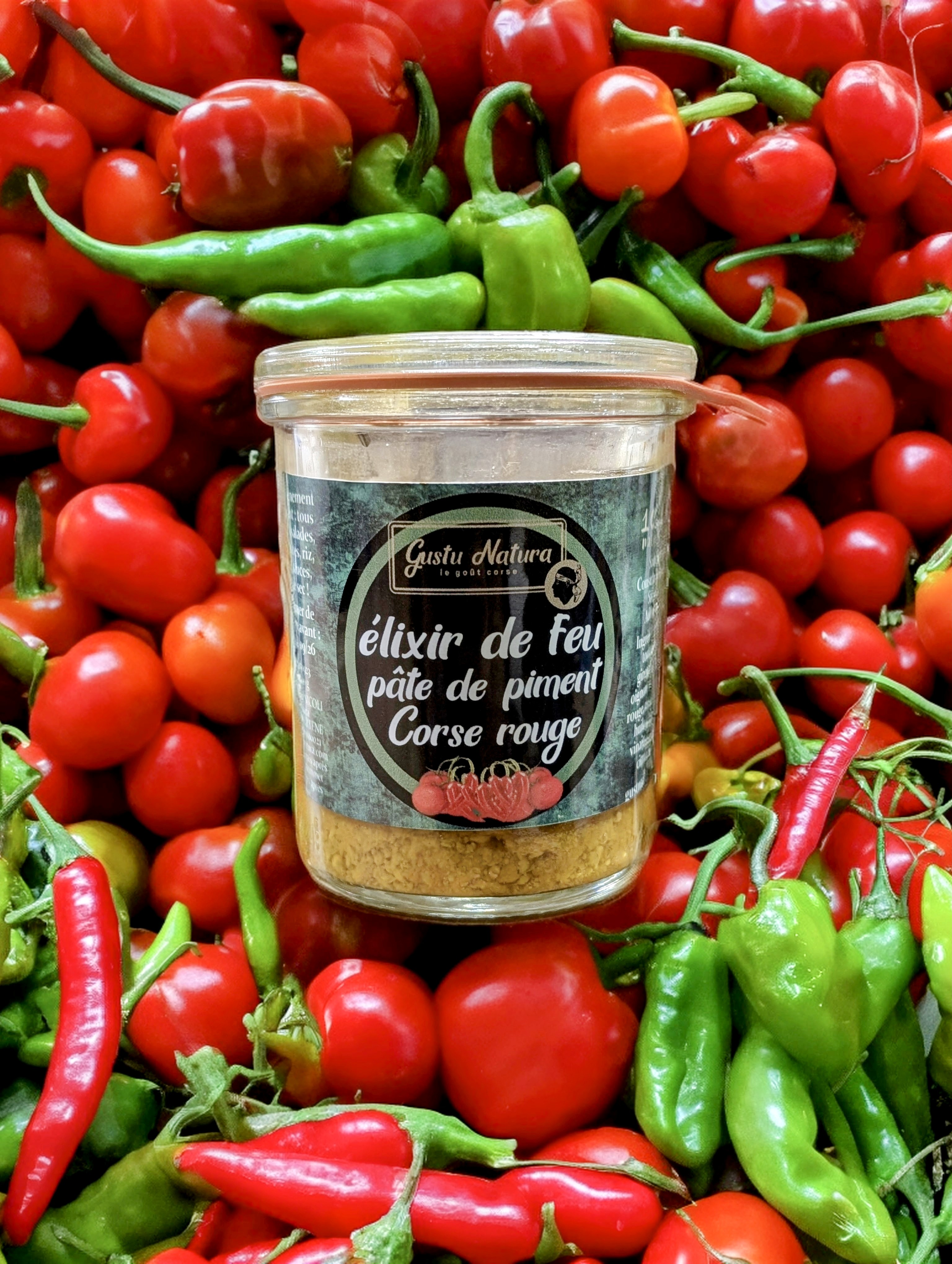 Elixir de feu Pâte de piment Corse rouge