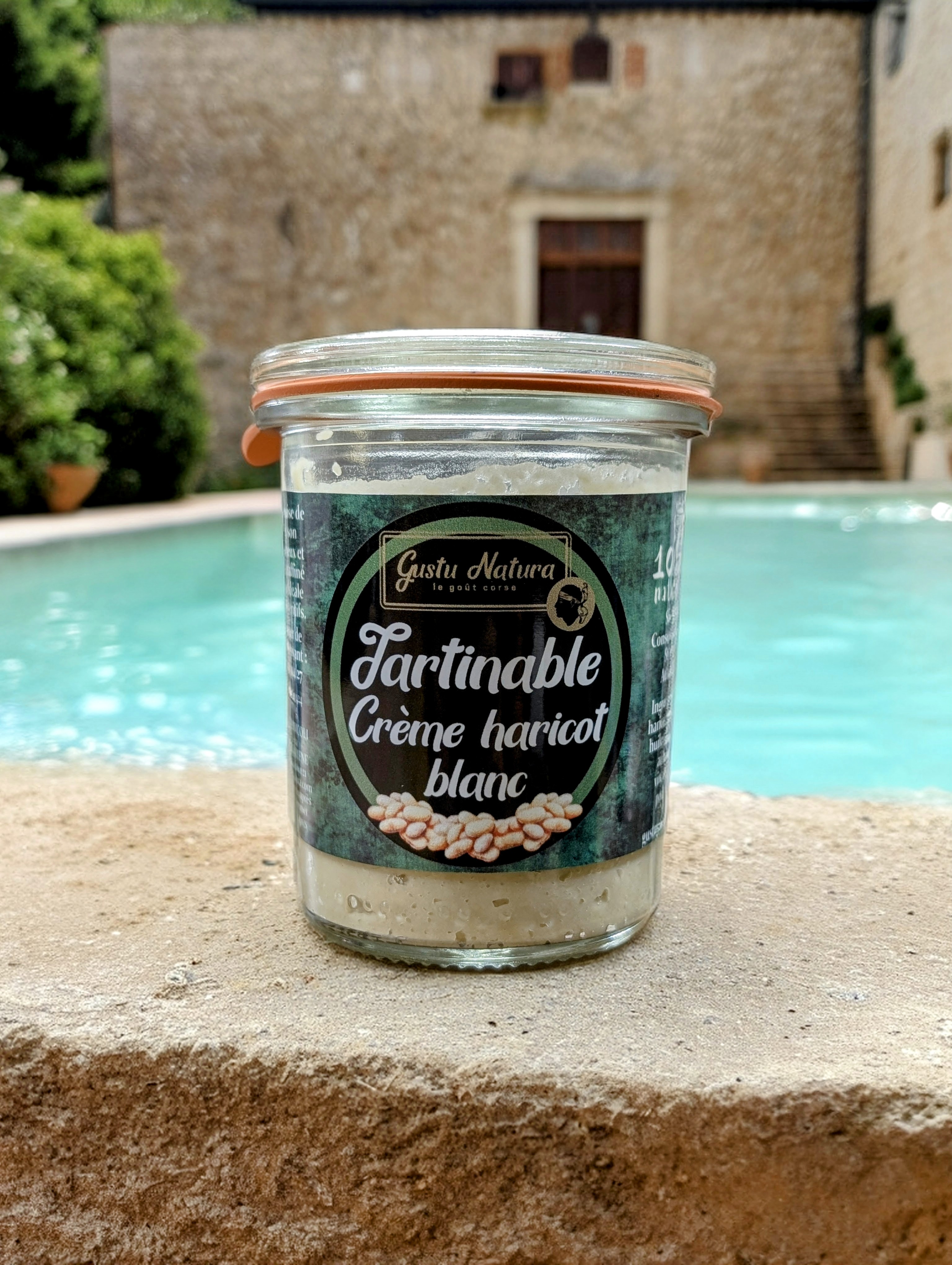 Tartinable crème de pois chiche aux herbes du maquis