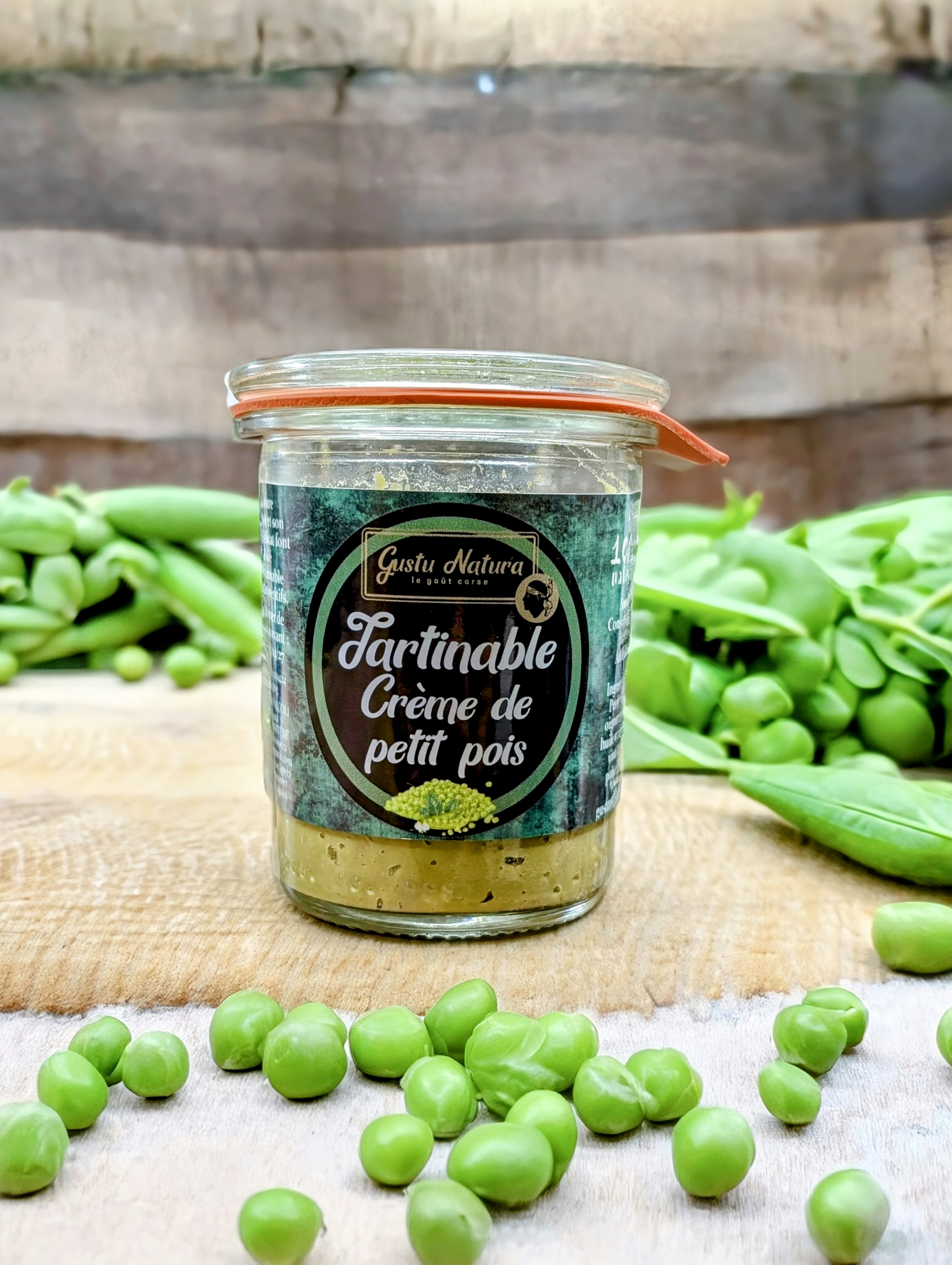 Tartinade crème de petit pois