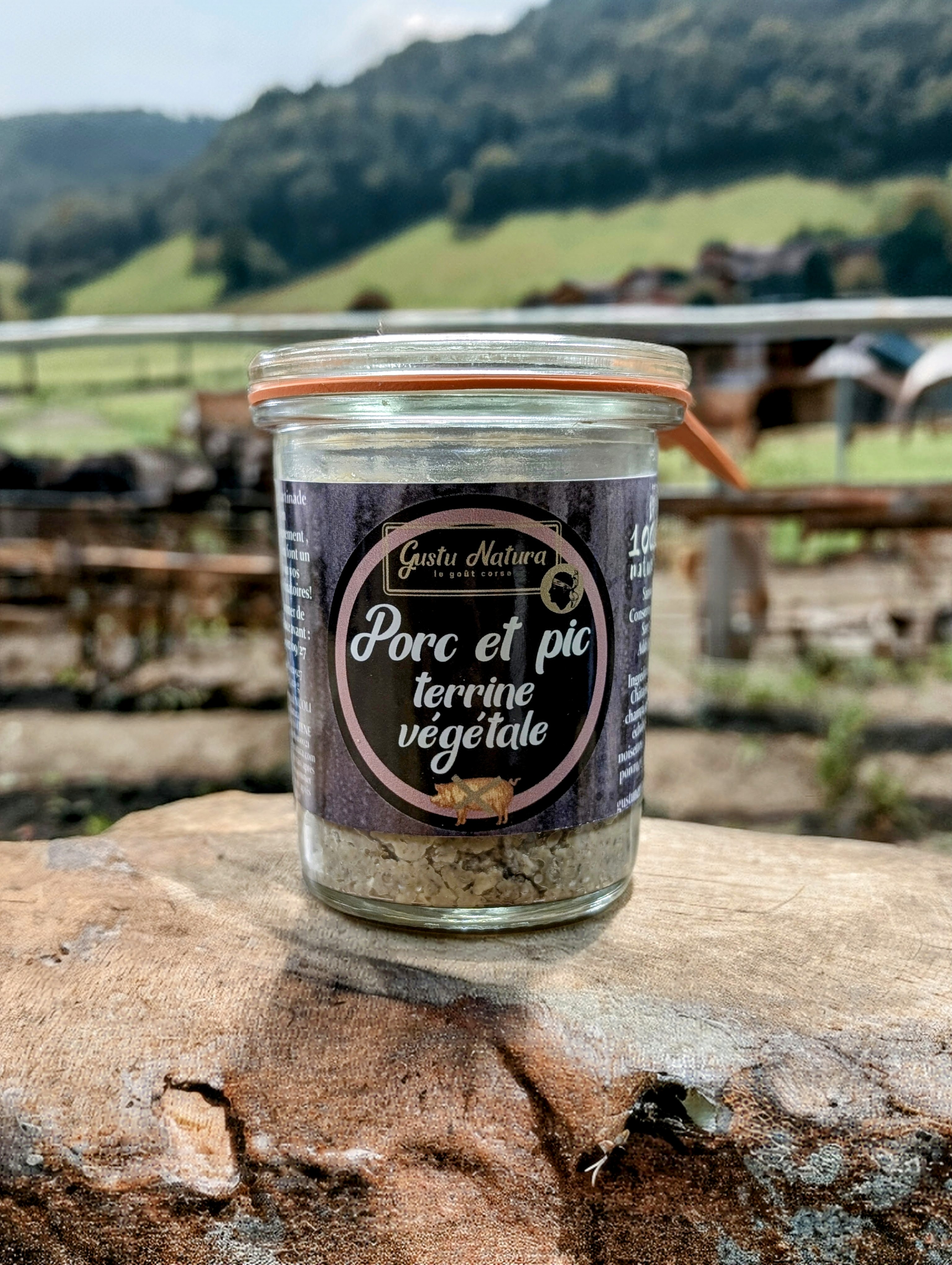 Porc et pic, terrine végétale