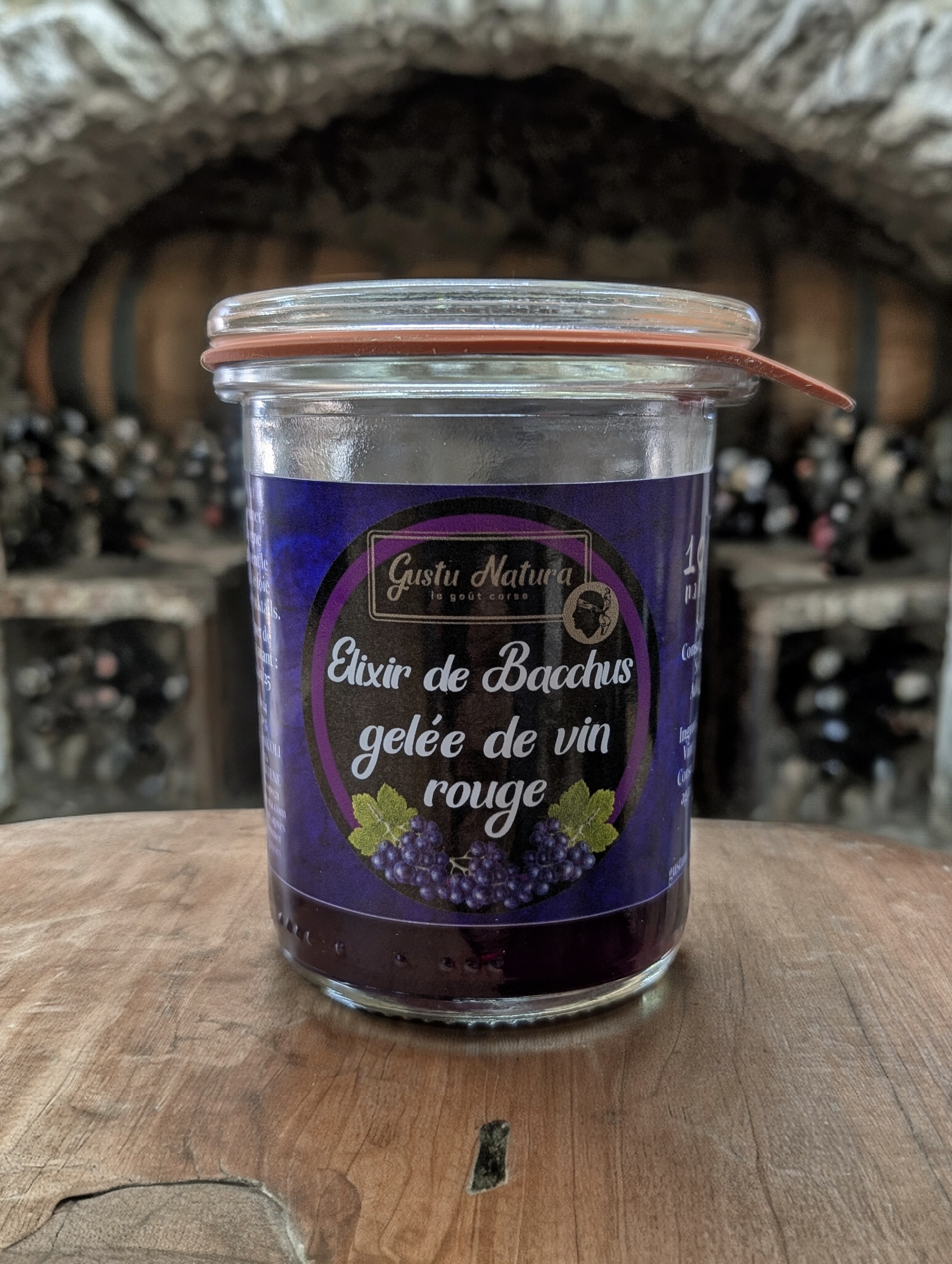 Elixir de Bacchus Gelée de vin rouge Corse