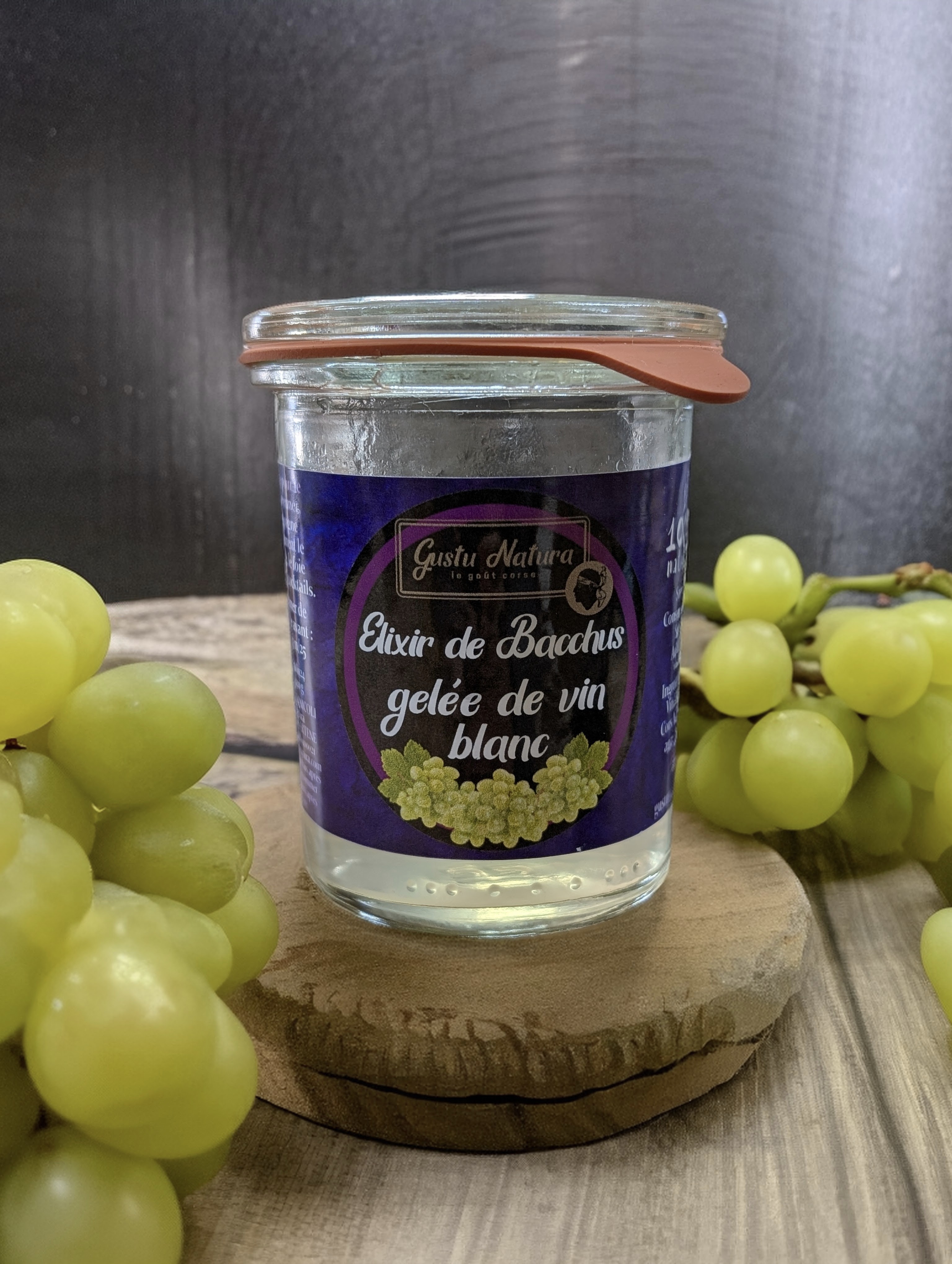 Elixir de Bacchus Gelée de vin blanc Corse