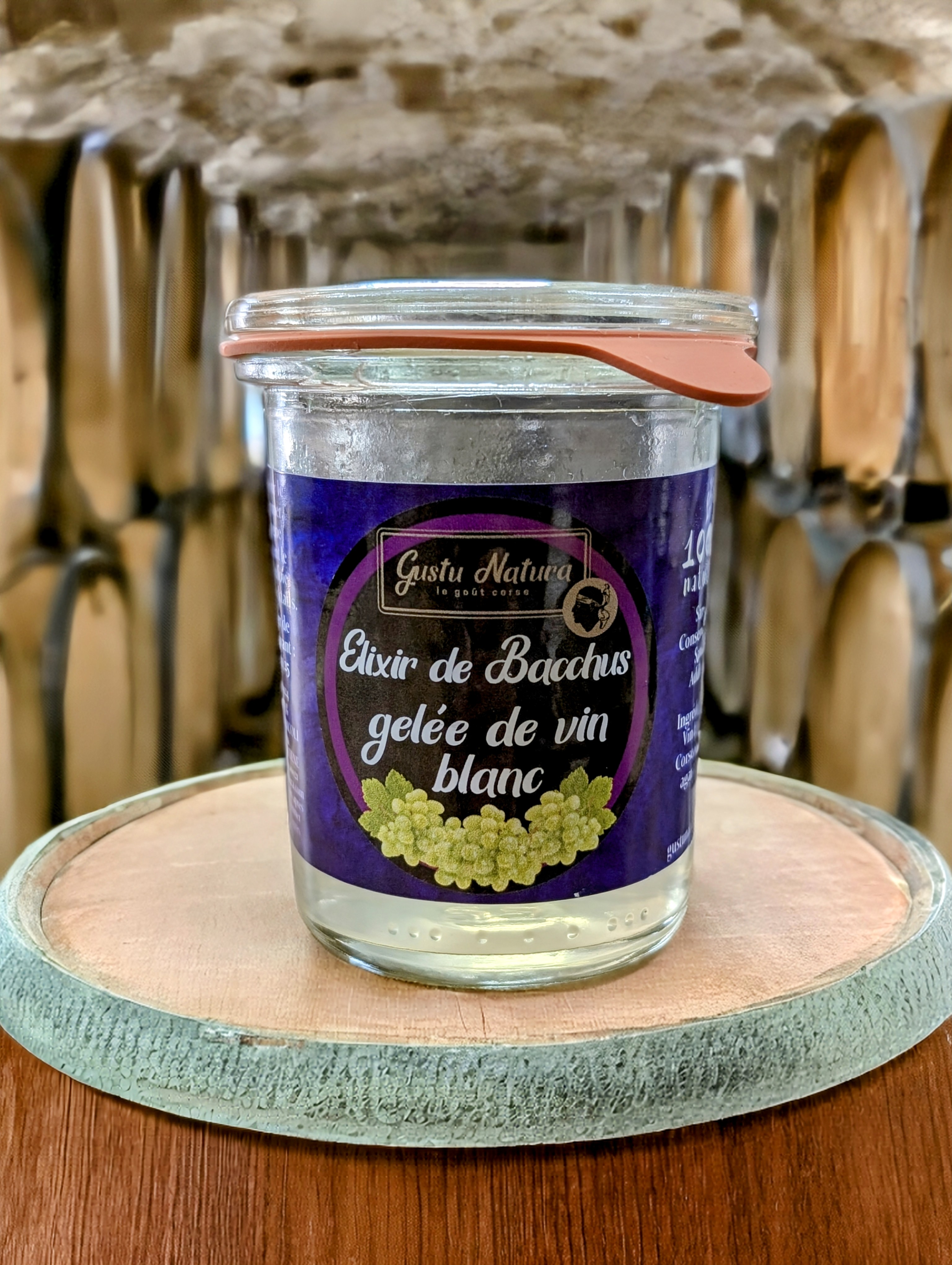 Elixir de Bacchus Gelée de vin blanc Corse