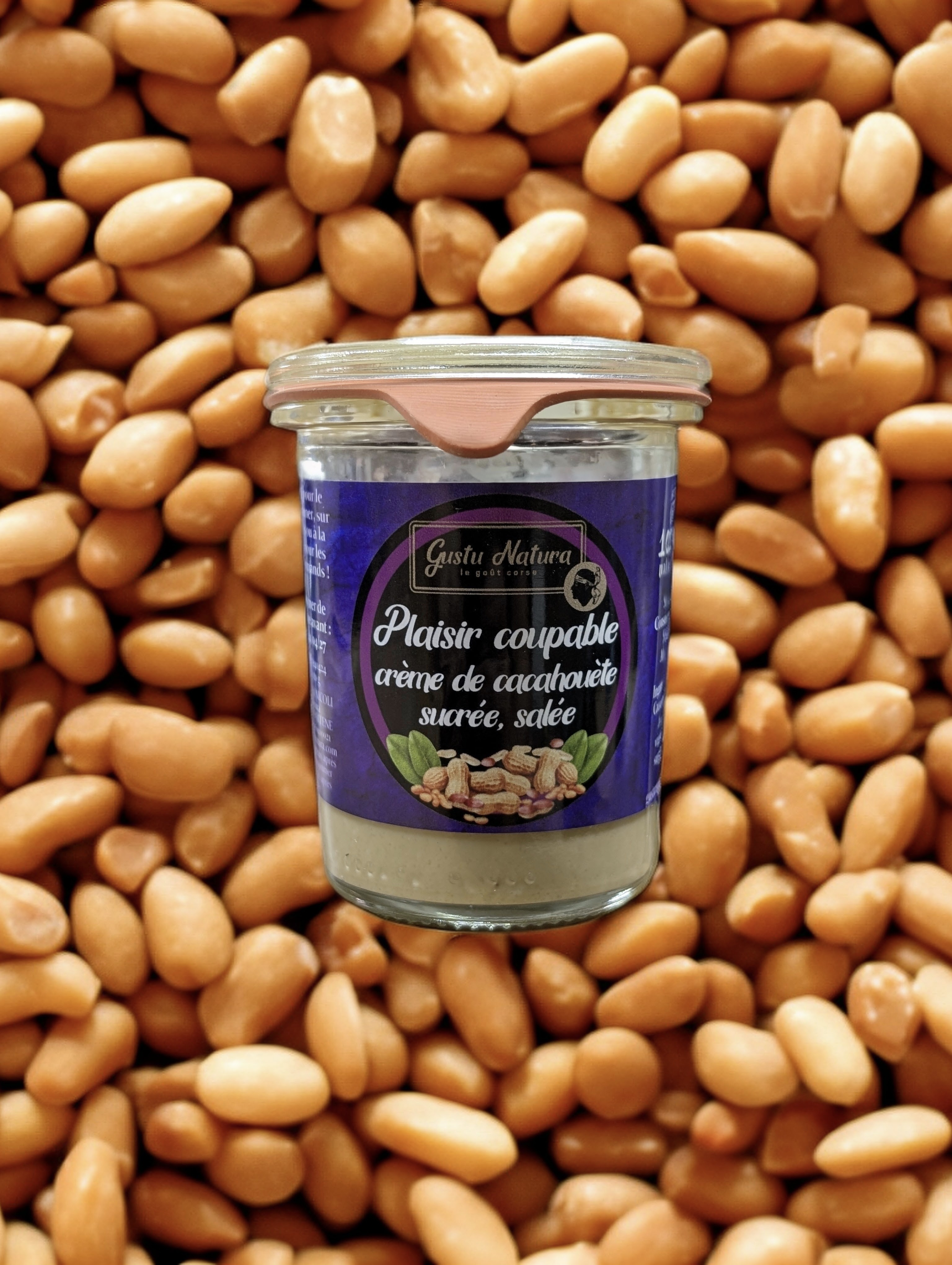 Plaisir coupable Crème de cacahouète sucrée, salée