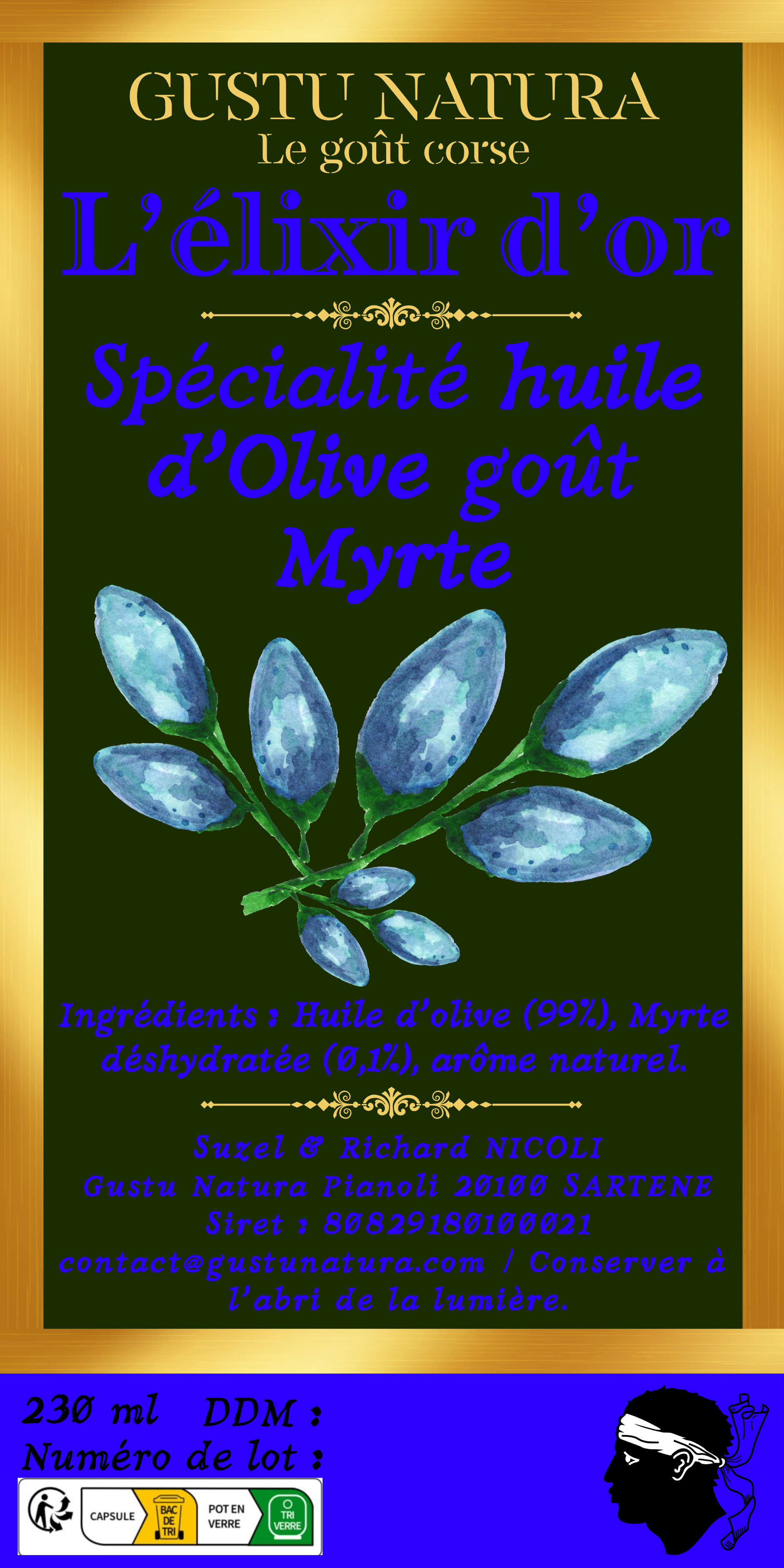 L'élixir d'or Myrte